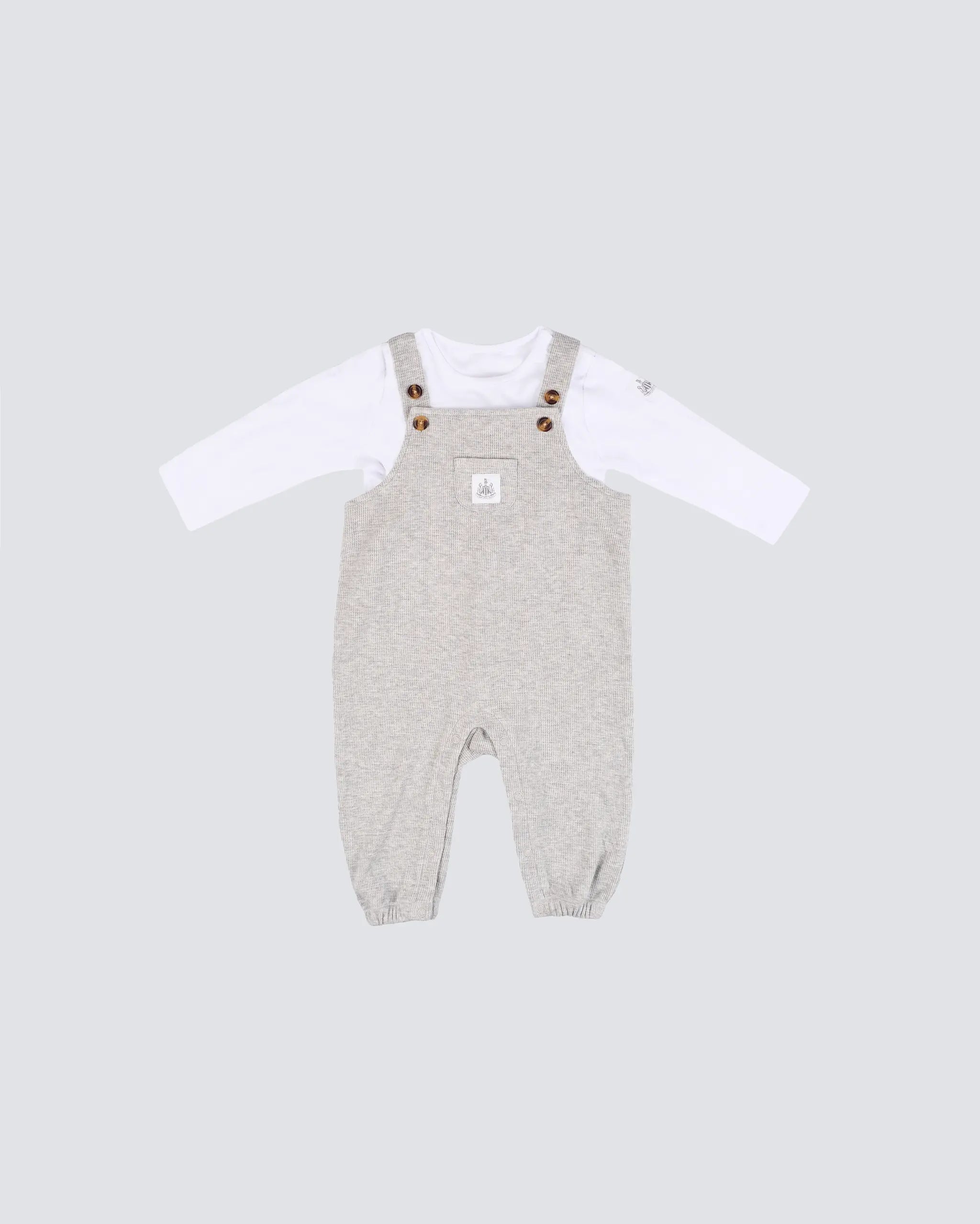 Newcastle United Infant's Top & Dungaree Set