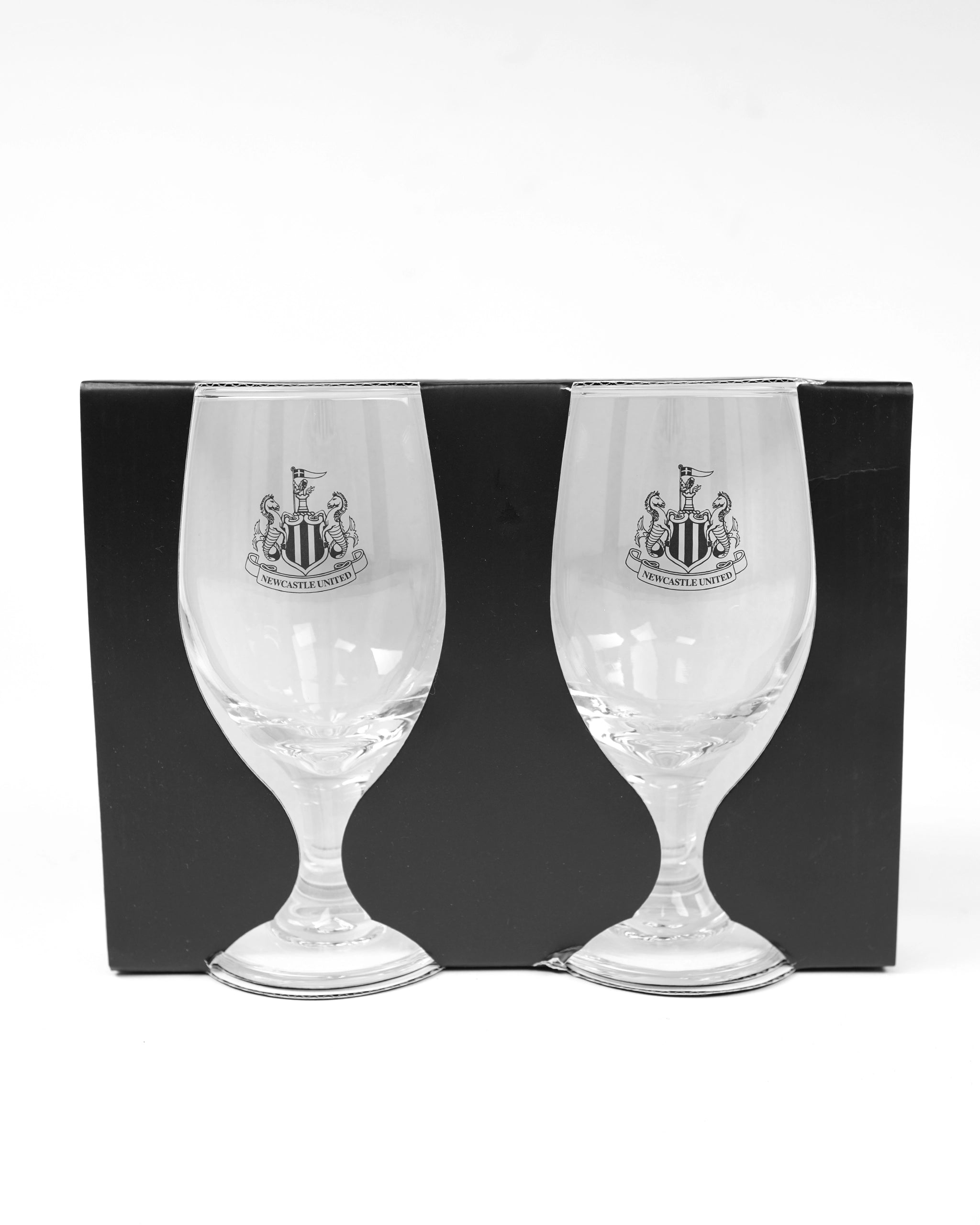 Newcastle United Set of 2 Chalice Glasses 350ml