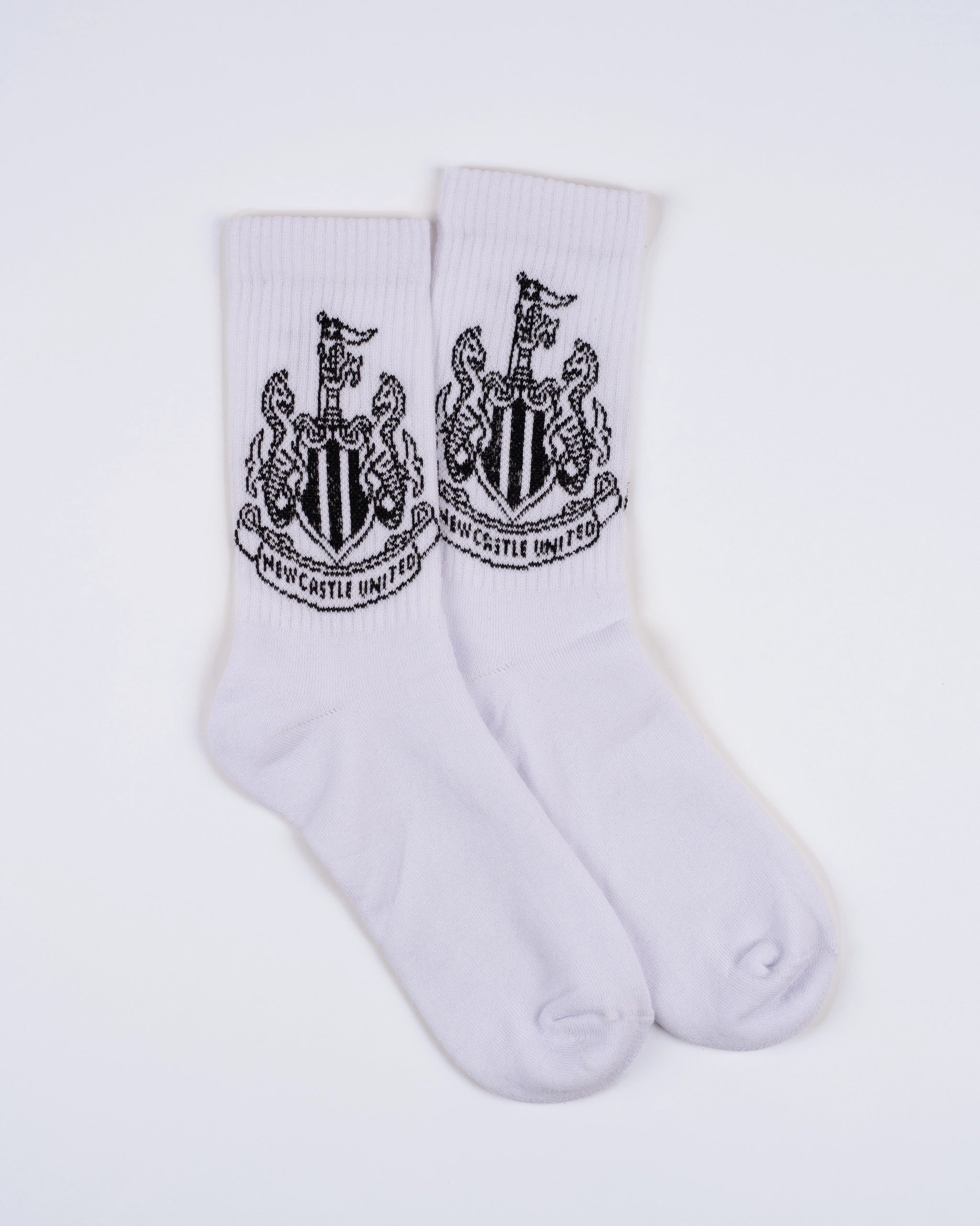 Newcastle United 2 Pack Crest Sports Socks