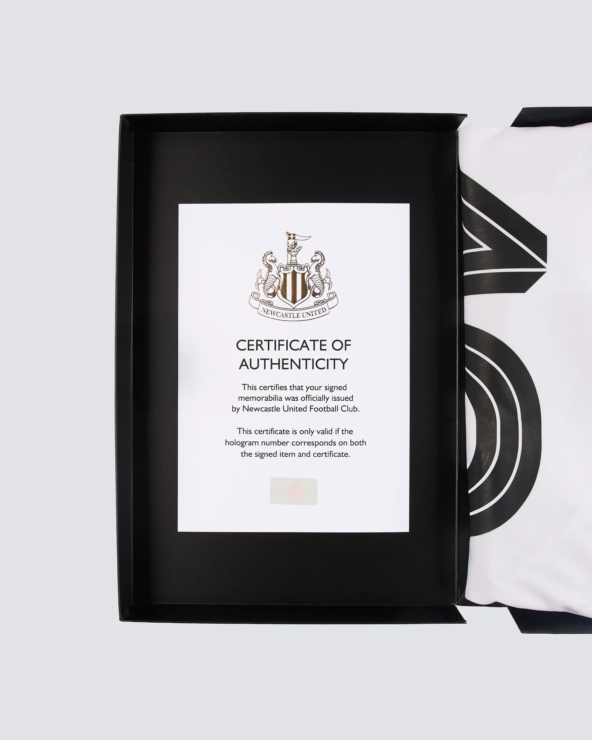 Newcastle United THIAW 25/26 Boxed Home Signed Shirt