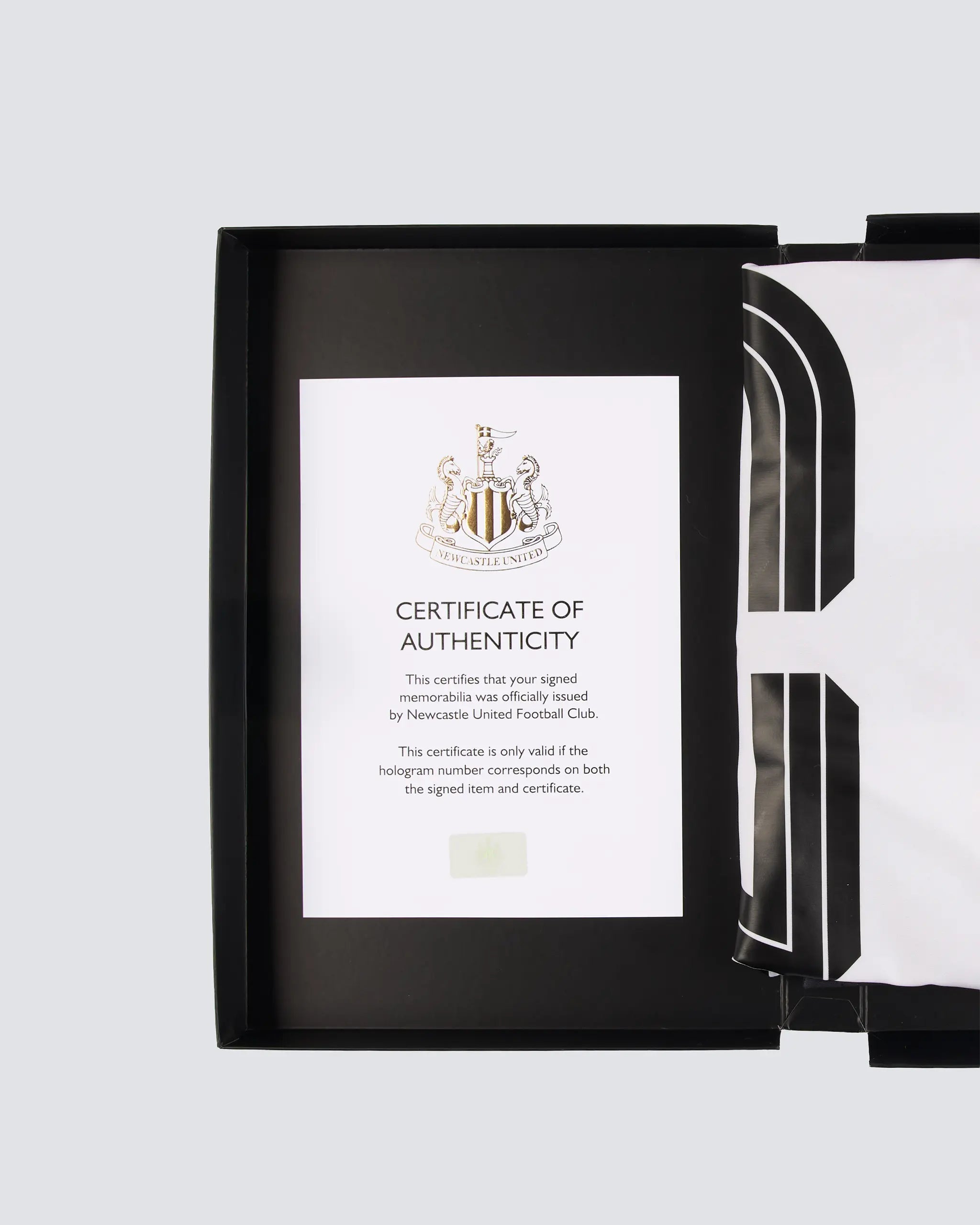 Newcastle United MILEY 25/26 Boxed Home Signed Shirt