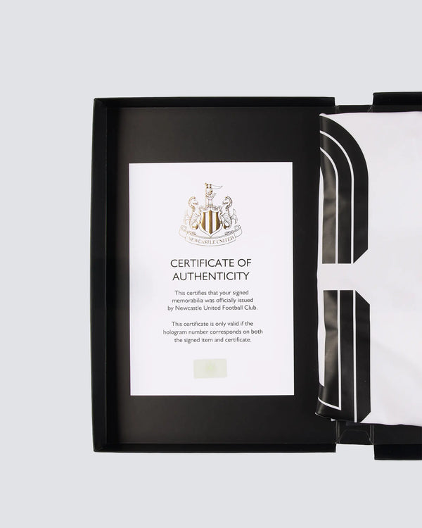 Newcastle United MILEY 25/26 Boxed Home Signed Shirt