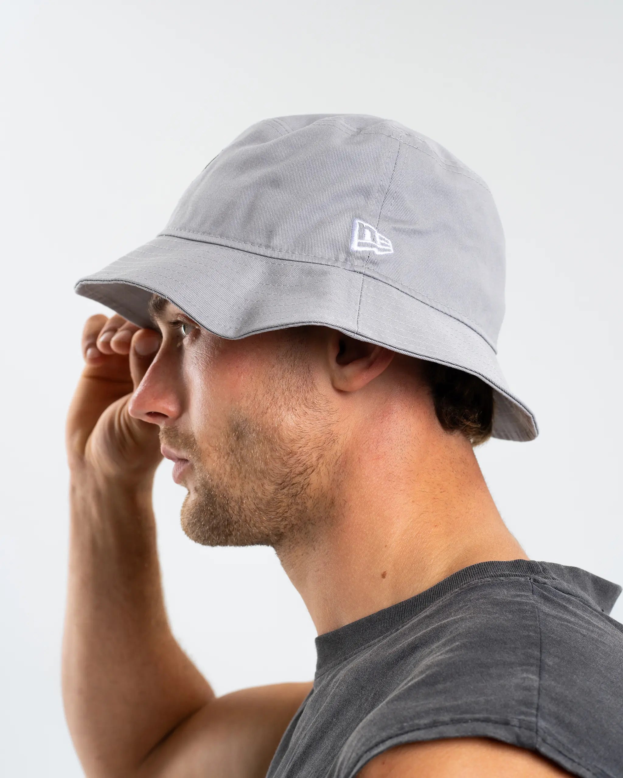 Newcastle United New Era Grey Magpie Bucket Hat