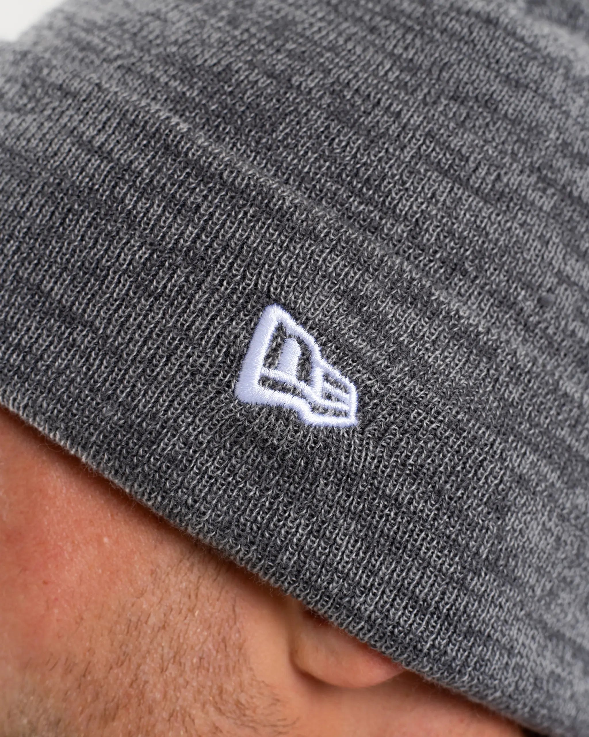 Newcastle United New Era Grey Retro Beanie