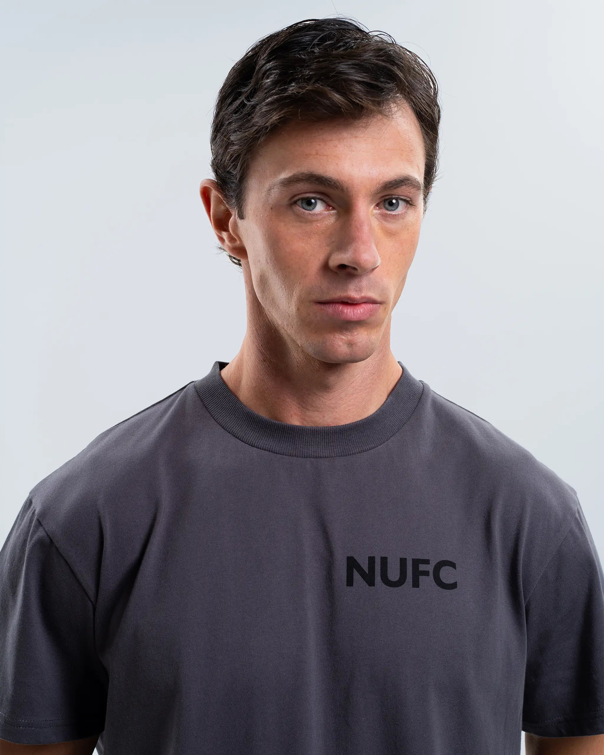 Newcastle United Men's Grey Check Short Pyjama Set