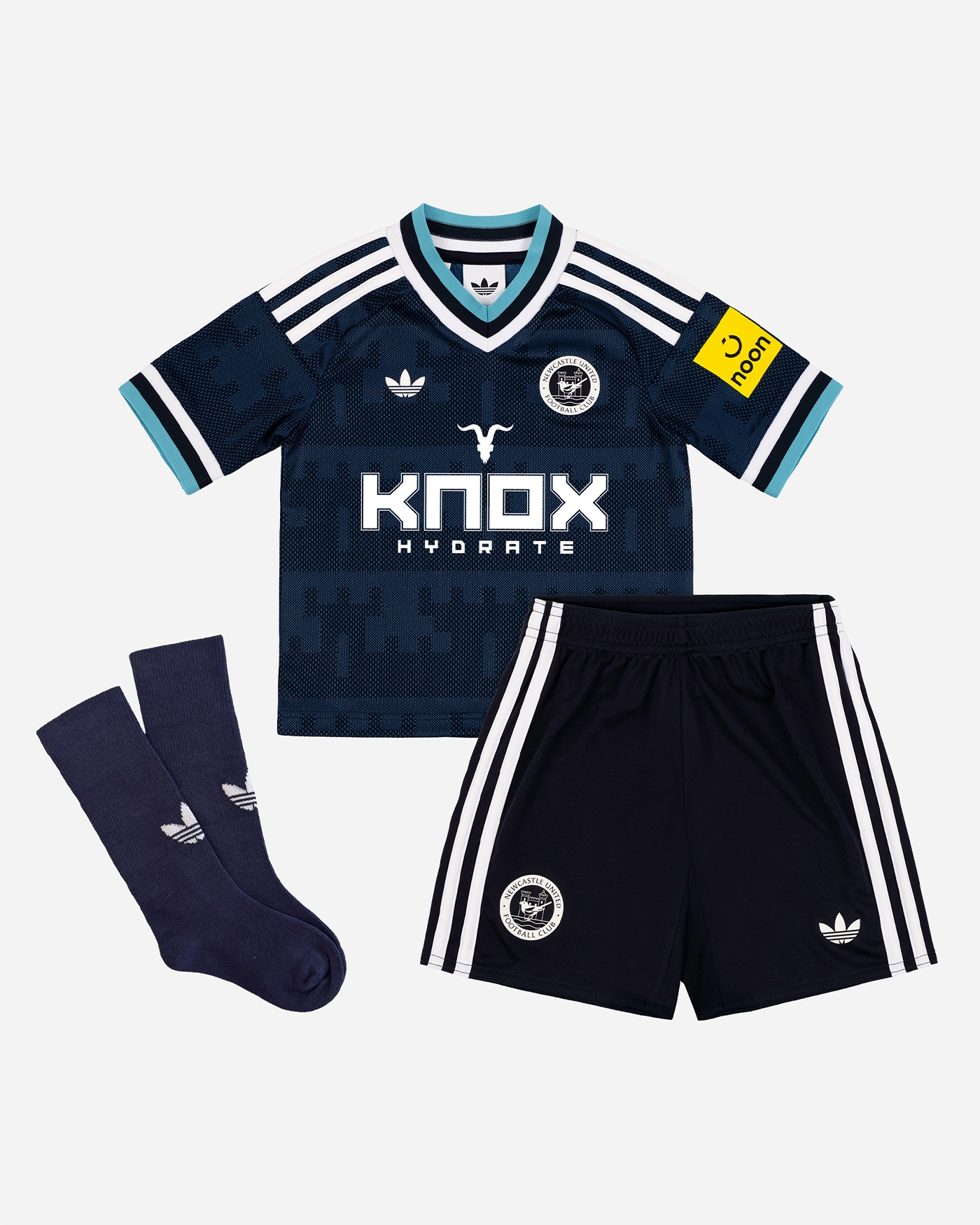Newcastle United adidas 26/27 Away Mini Kit