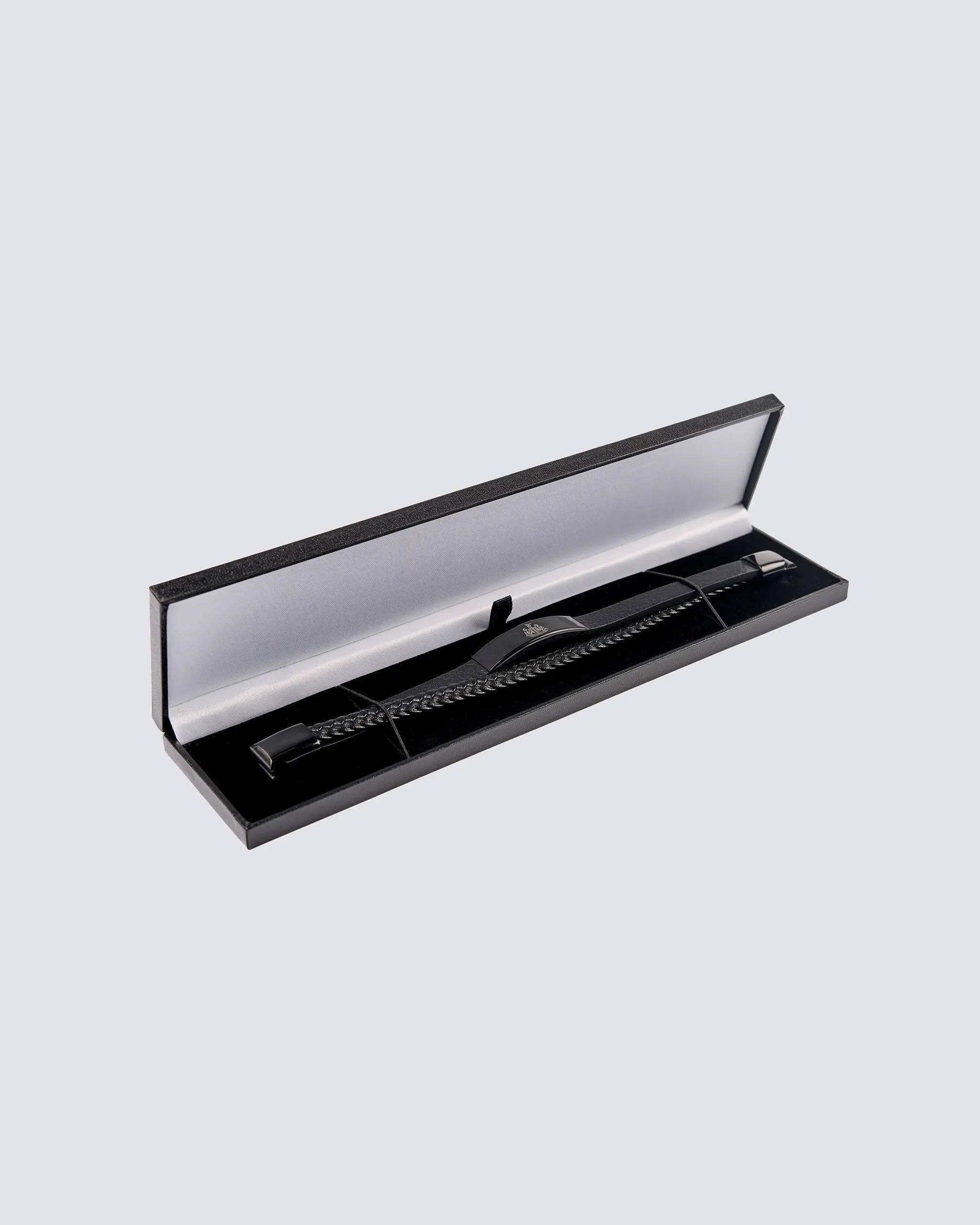 Newcastle United Black Leather Bracelet