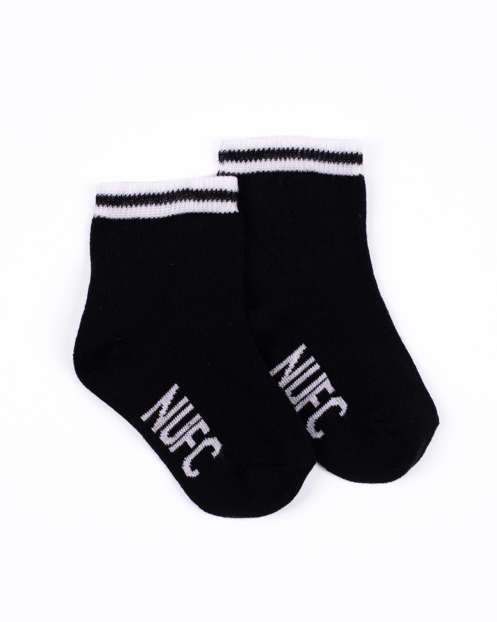Newcastle United 2 Pack Block Coloured Baby Socks