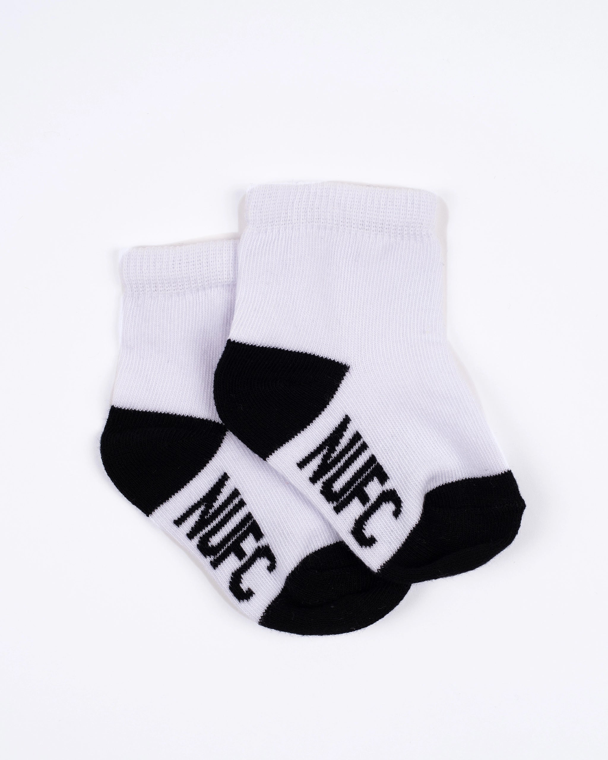 Newcastle United 2 Pack Block Coloured Baby Socks