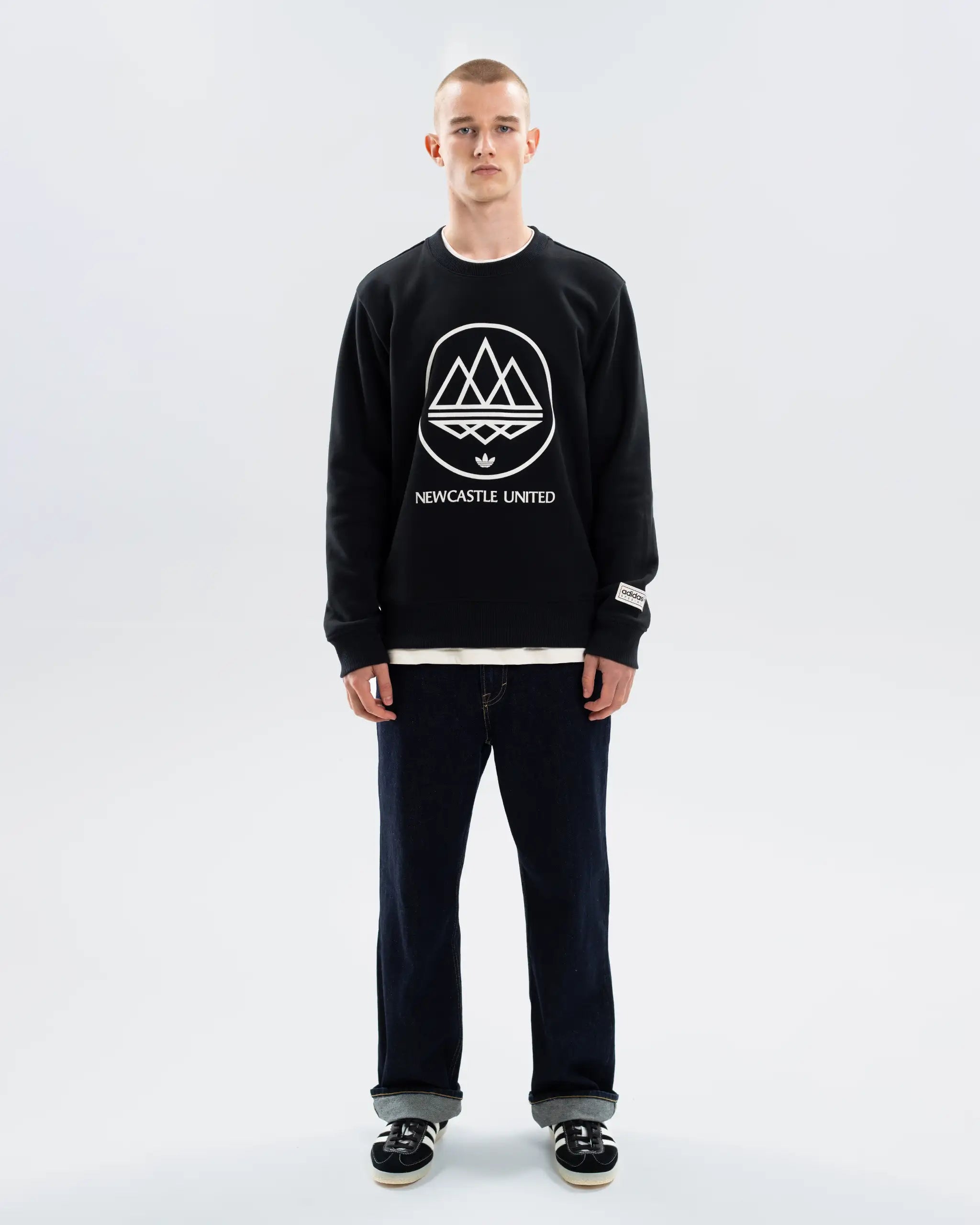Newcastle United adidas SPZL F.C. Crew Neck Sweatshirt