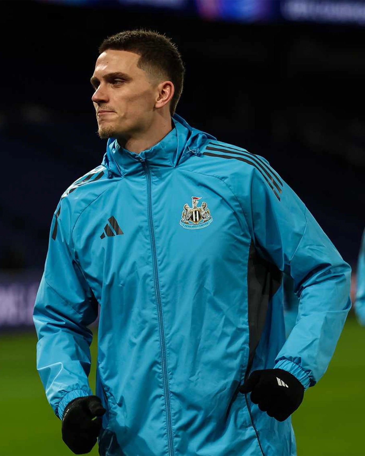 Newcastle United adidas 25/26 Players Range Blue All Weather Jacket Newcastle United adidas 25/26 Players Range Blue All Weather Jacket