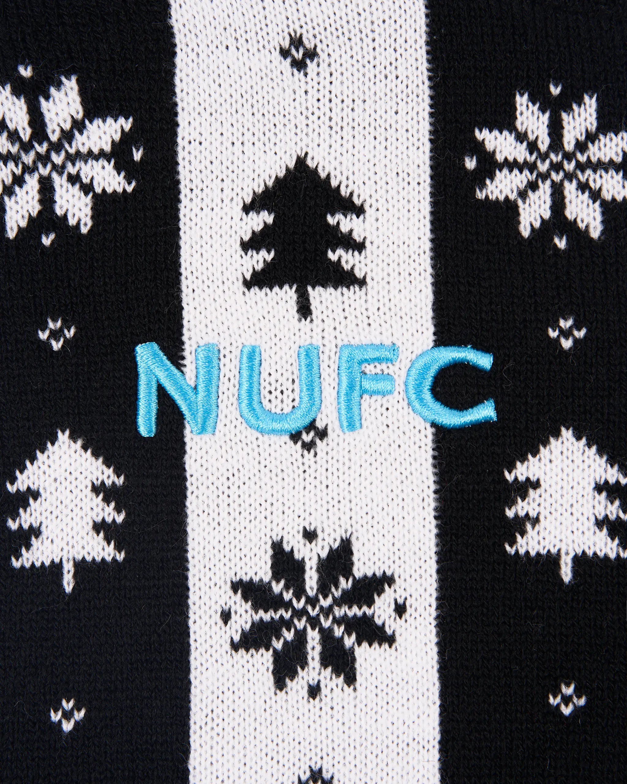 Newcastle United Kids Striped Christmas Jumper