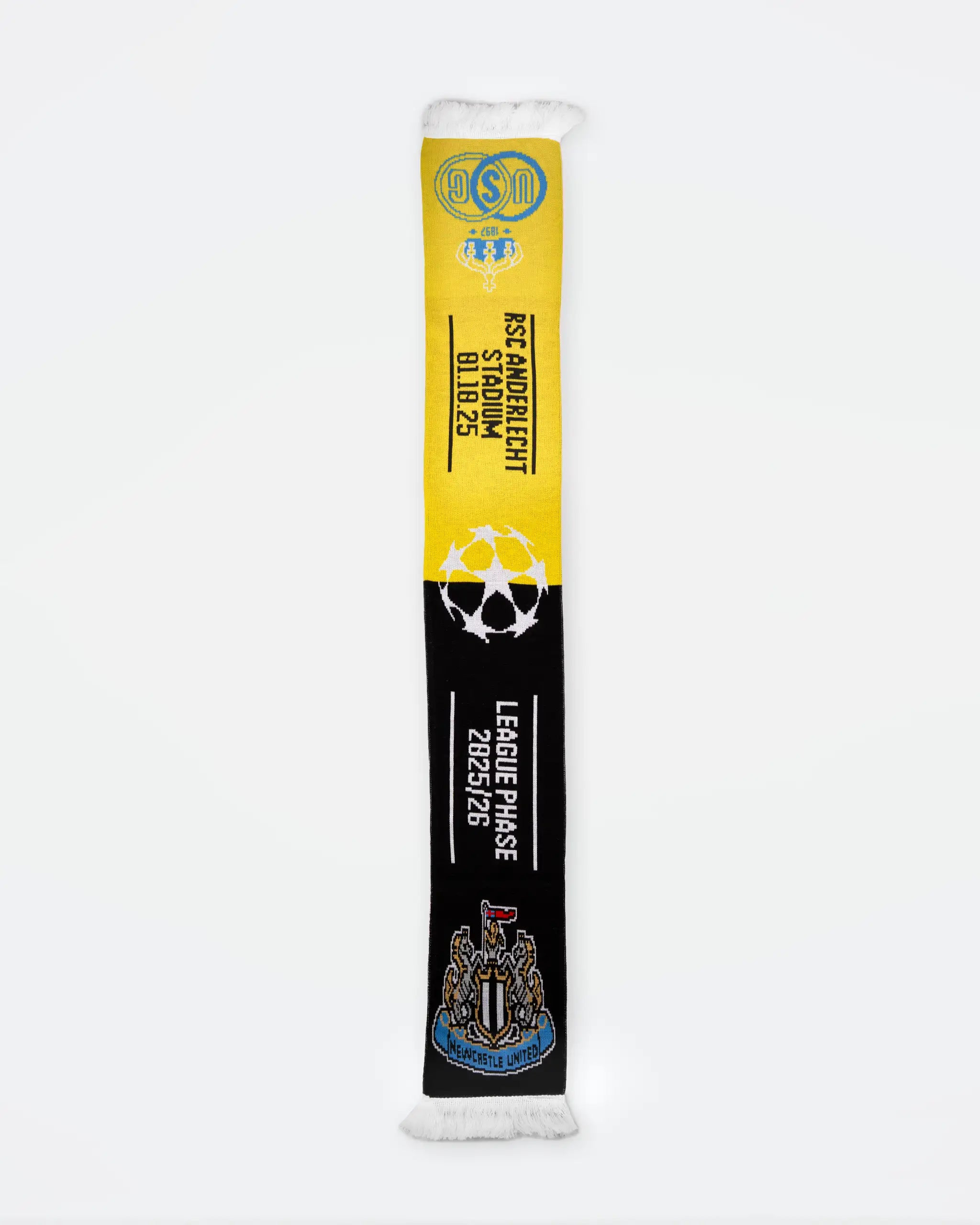 Newcastle United vs Union Saint-Gilloise Scarf