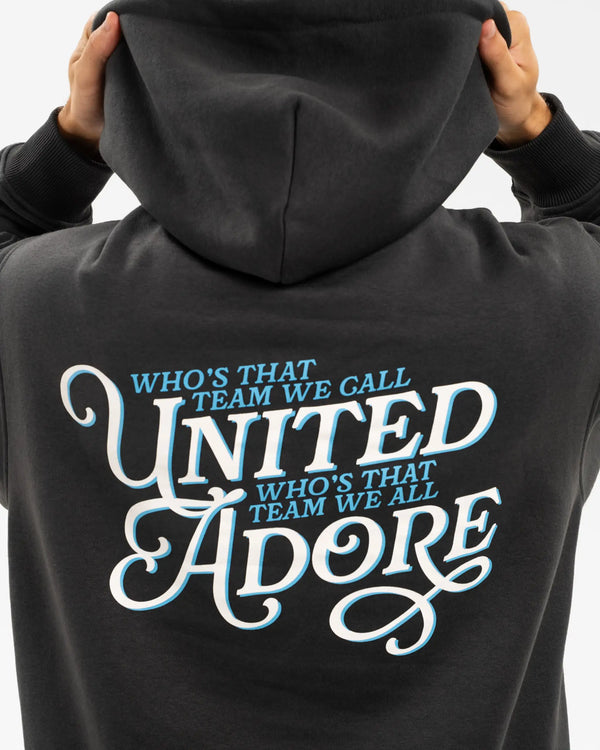 Newcastle United Men's Charcoal NUFC Adore Graphic Hoodie