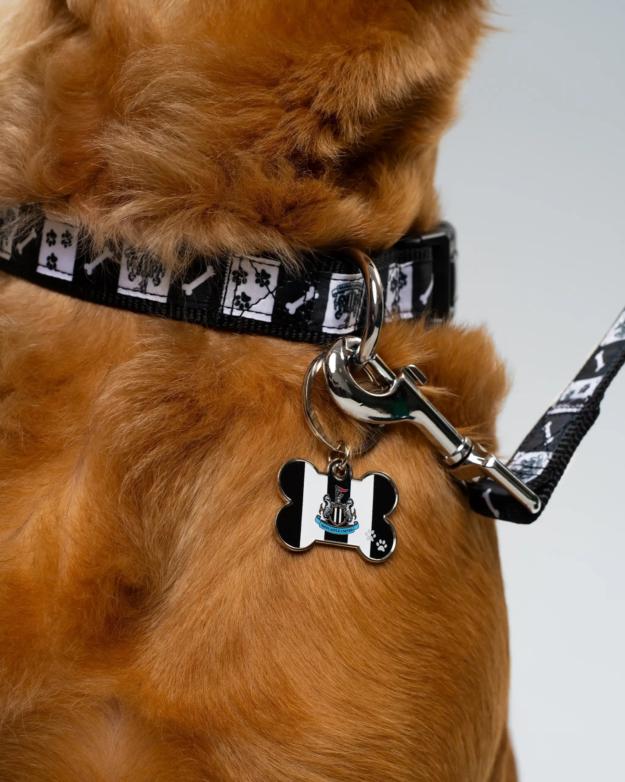 Newcastle United Bone Dog Tag