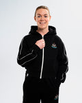 Newcastle United Women's St. James' Studio Black Cropped Hoodie