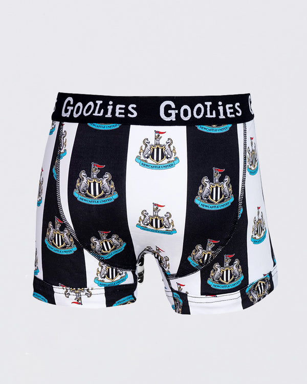 Newcastle United OddBalls Kids' Striped Goolies Boxer Shorts