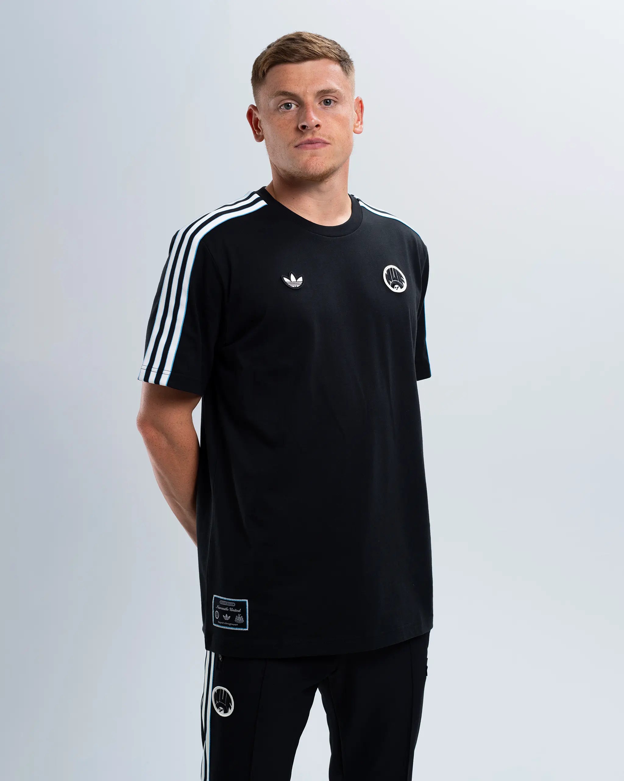 Newcastle United adidas 25/26 Terrace Icons Black Tee