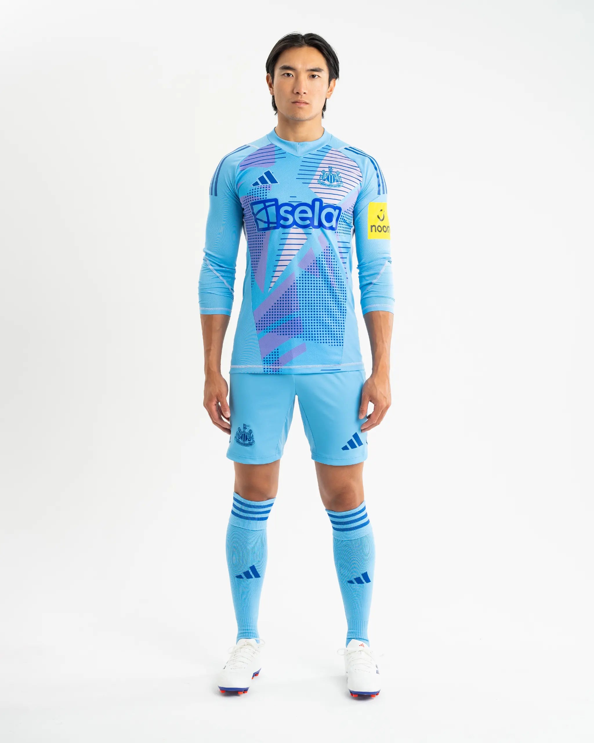 Newcastle United adidas Blue 24 25 Goalkeeper Long Sleeve Shirt
