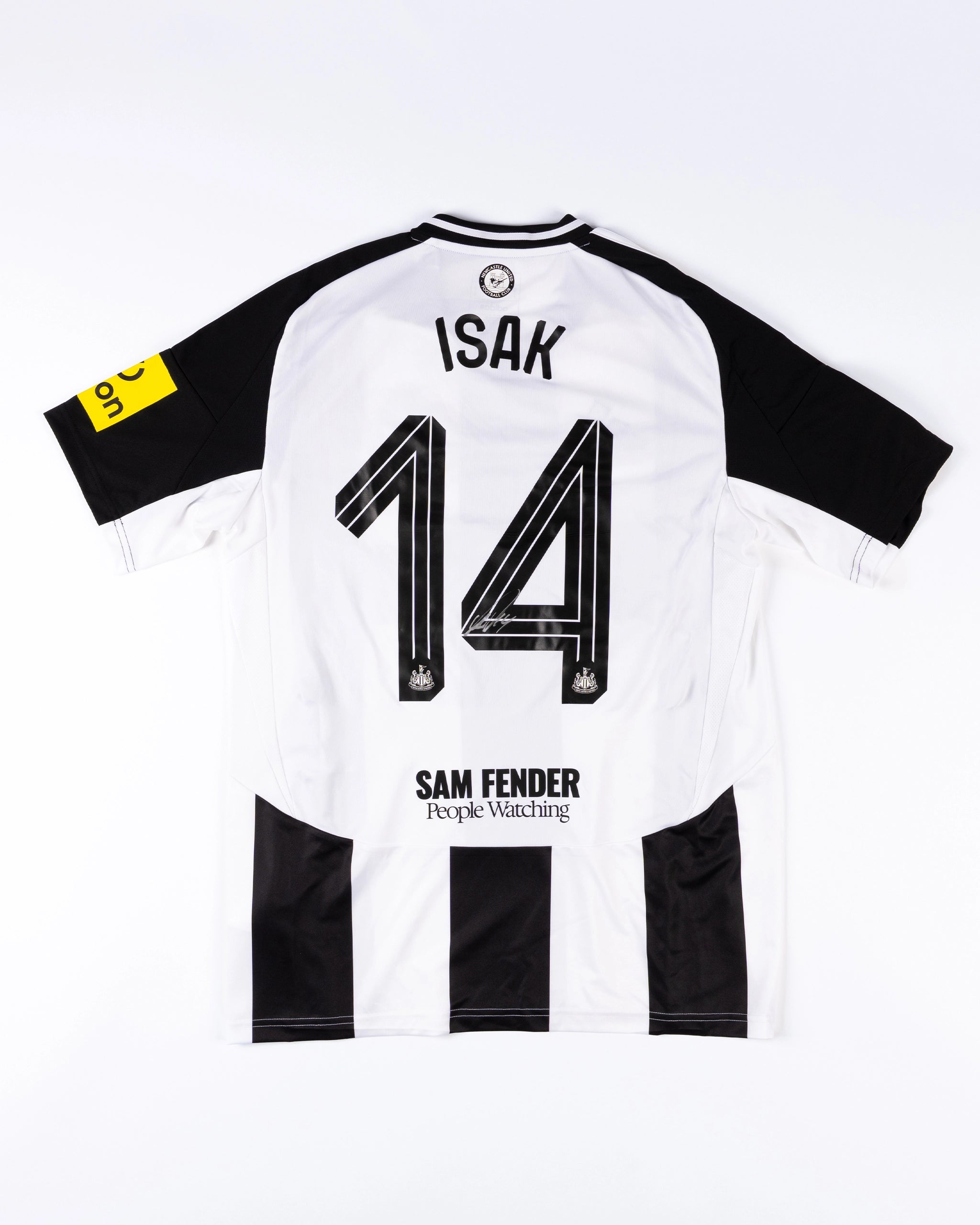Newcastle United ISAK 24/25 Signed Carabao Cup Home Shirt