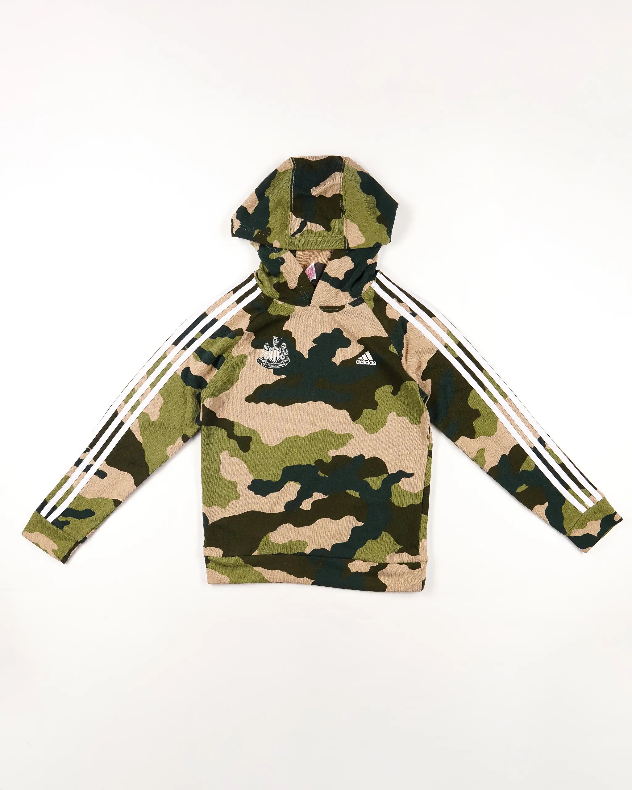 Newcastle United adidas Kids' Essentials Allover Printed Green Hoodie