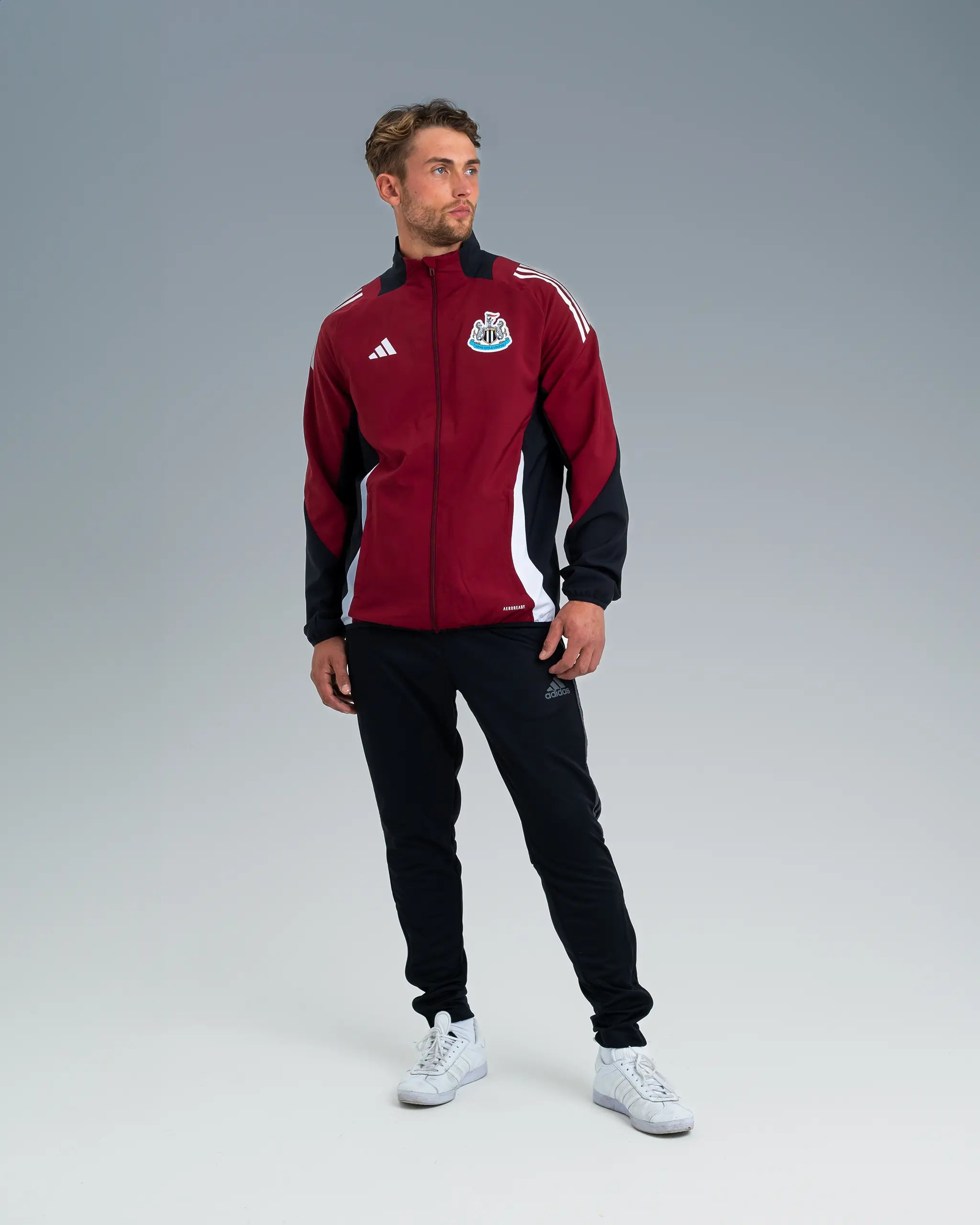 Newcastle United adidas 24 25 Players Presentation Jacket