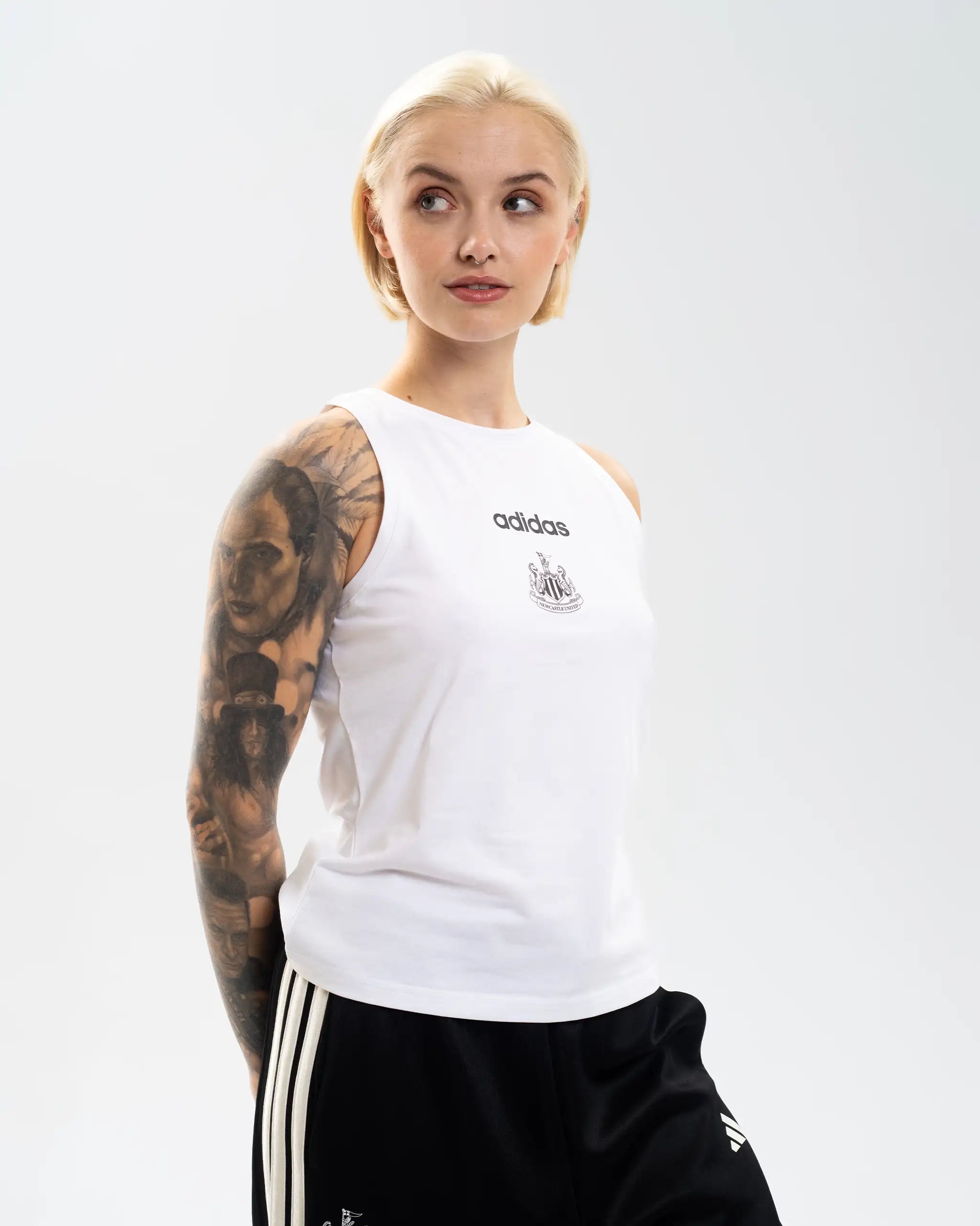 Newcastle United adidas Women's White Vest