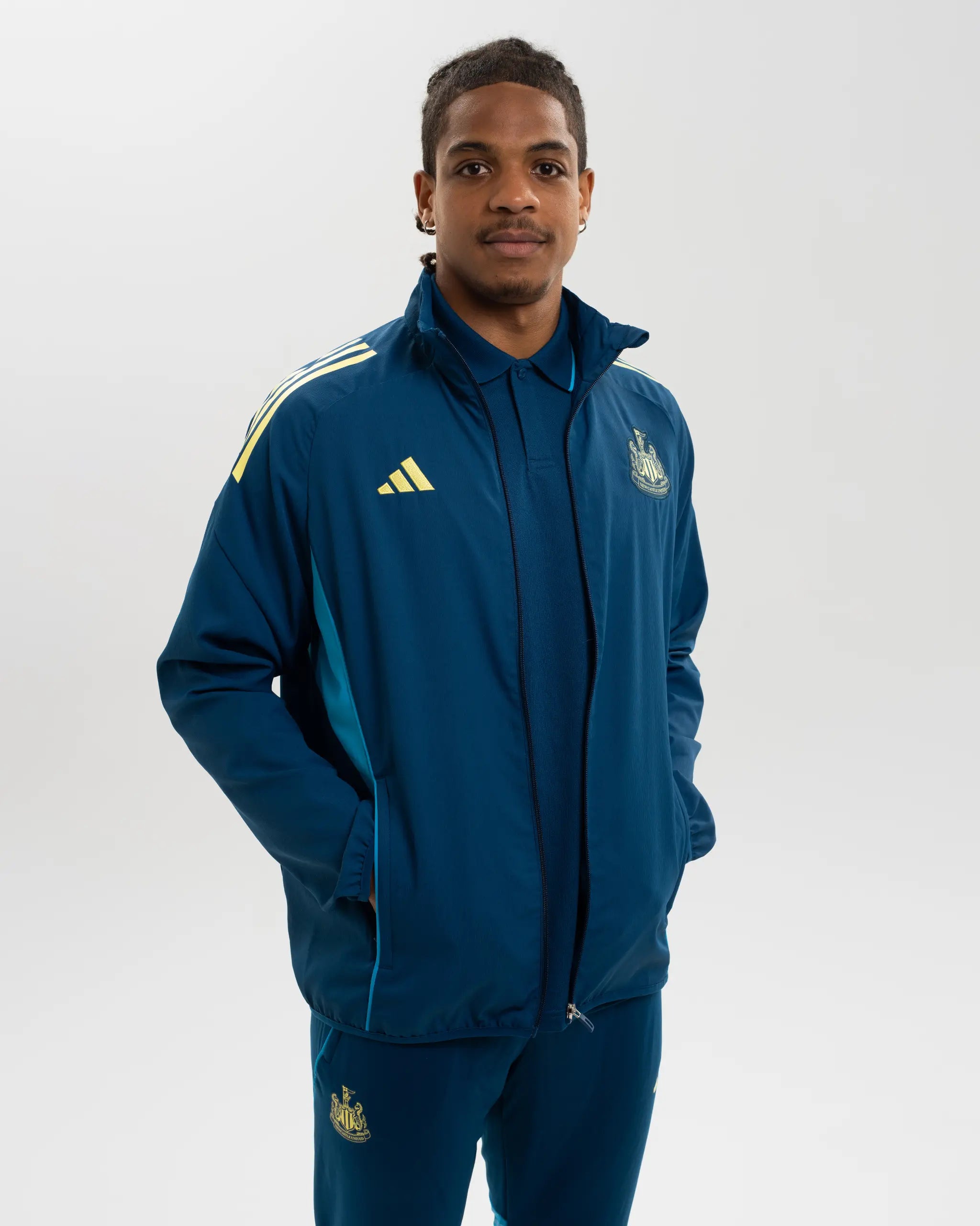 Newcastle United adidas 25/26 Coach's Range Presentation Jacket