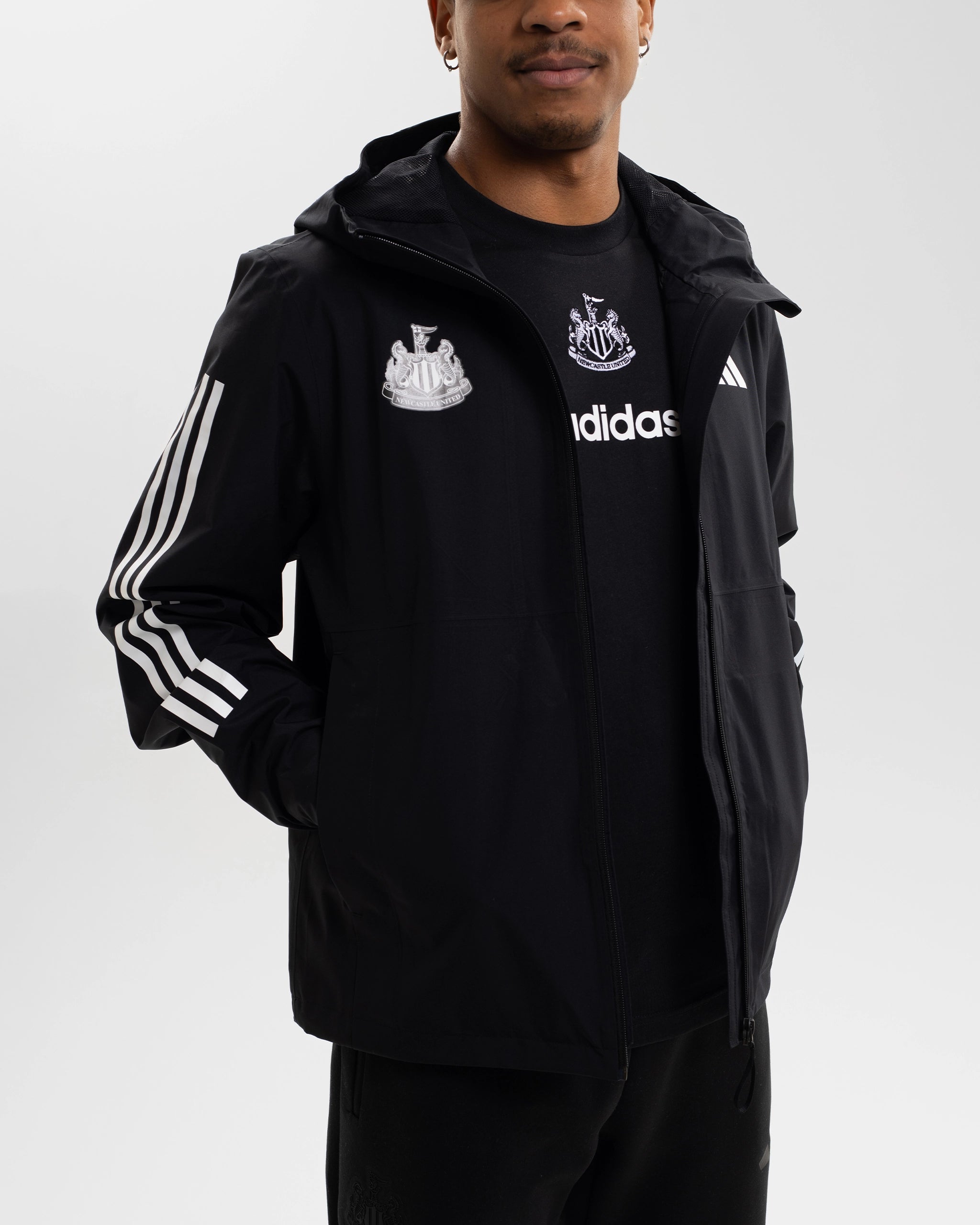 Newcastle United adidas ESS Black Jacket