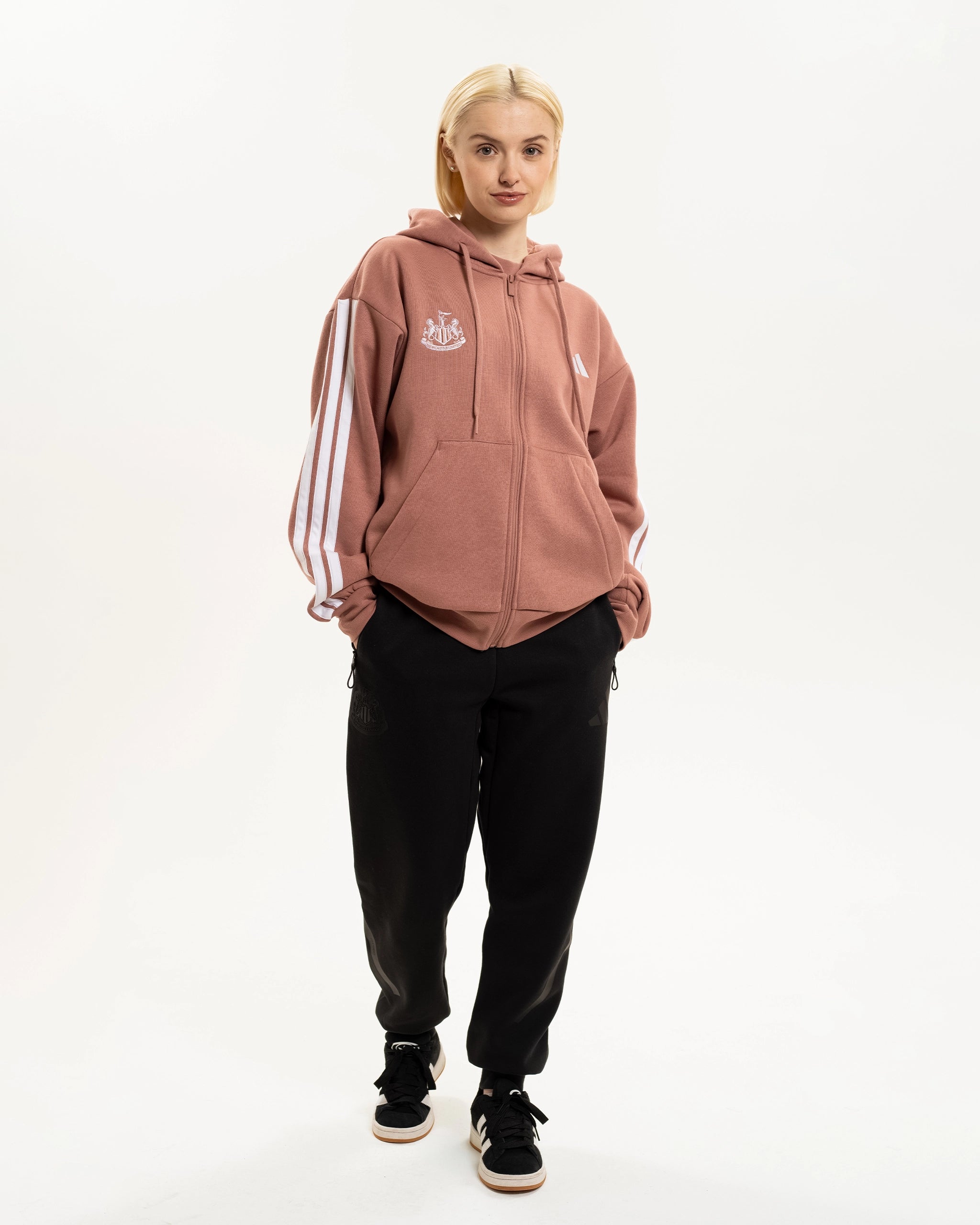 Newcastle United adidas Women's Warm Clay Full Zip Hoodie