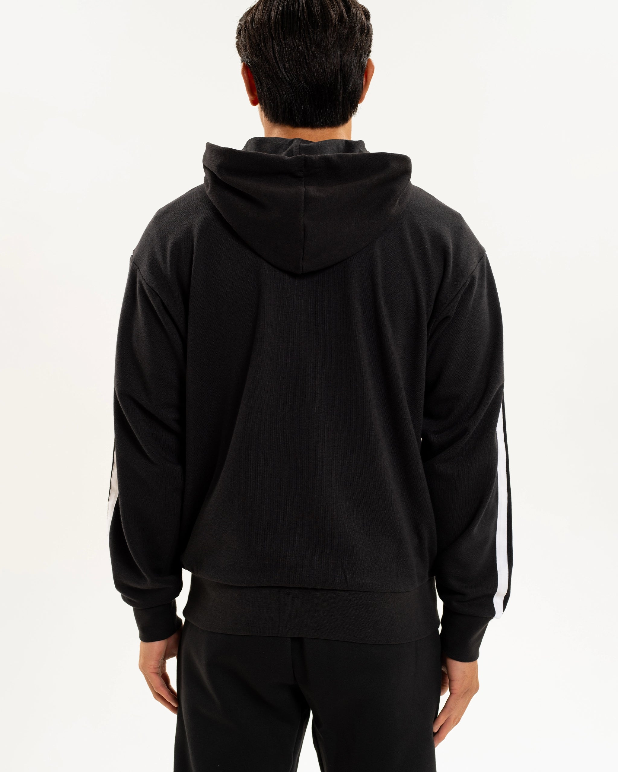 Newcastle United adidas Men's 3-Stripe Black Full Zip Hoodie