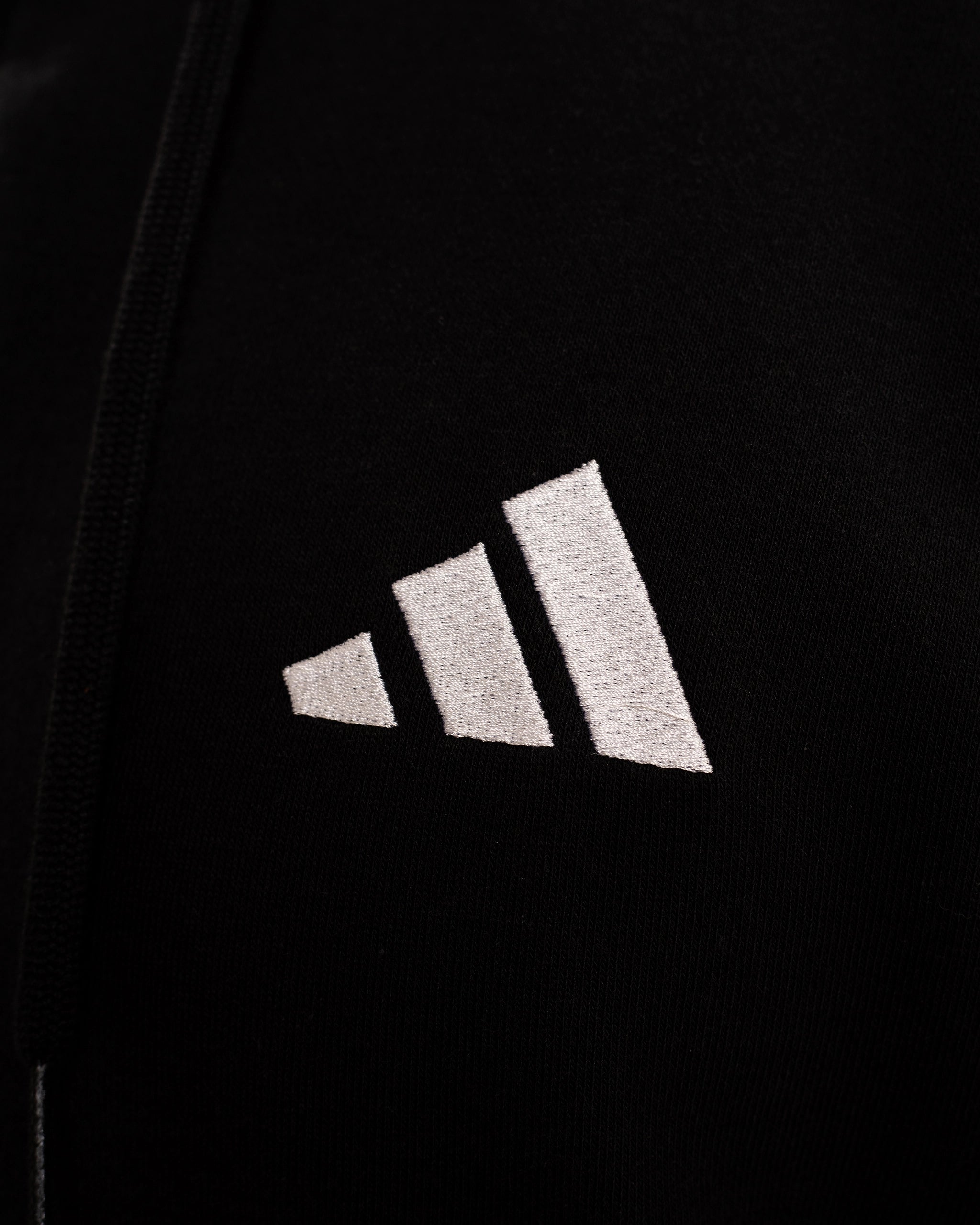 Newcastle United adidas Men's 3-Stripe Black Full Zip Hoodie