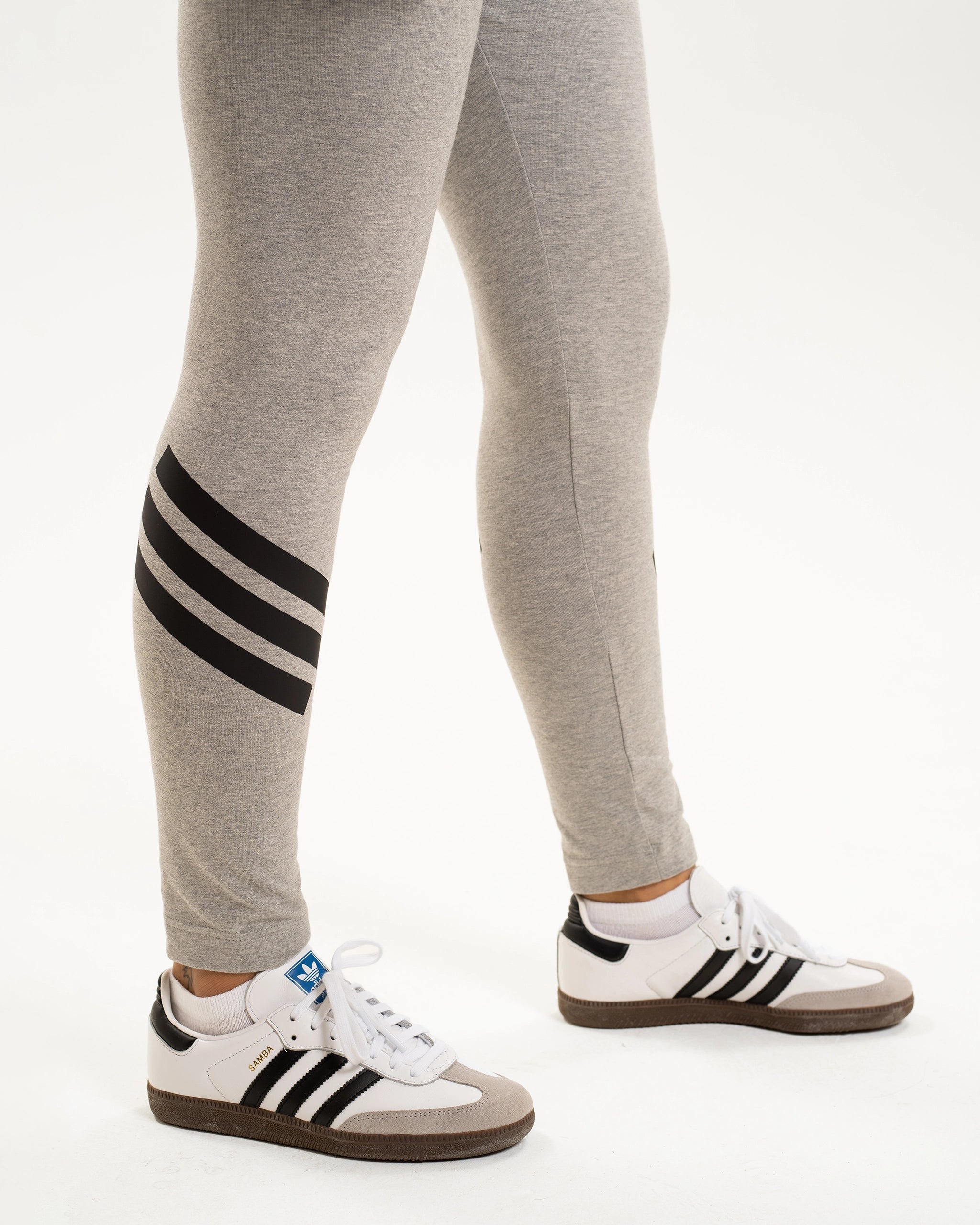 Newcastle United adidas Women's 3-Stripe Grey Leggings