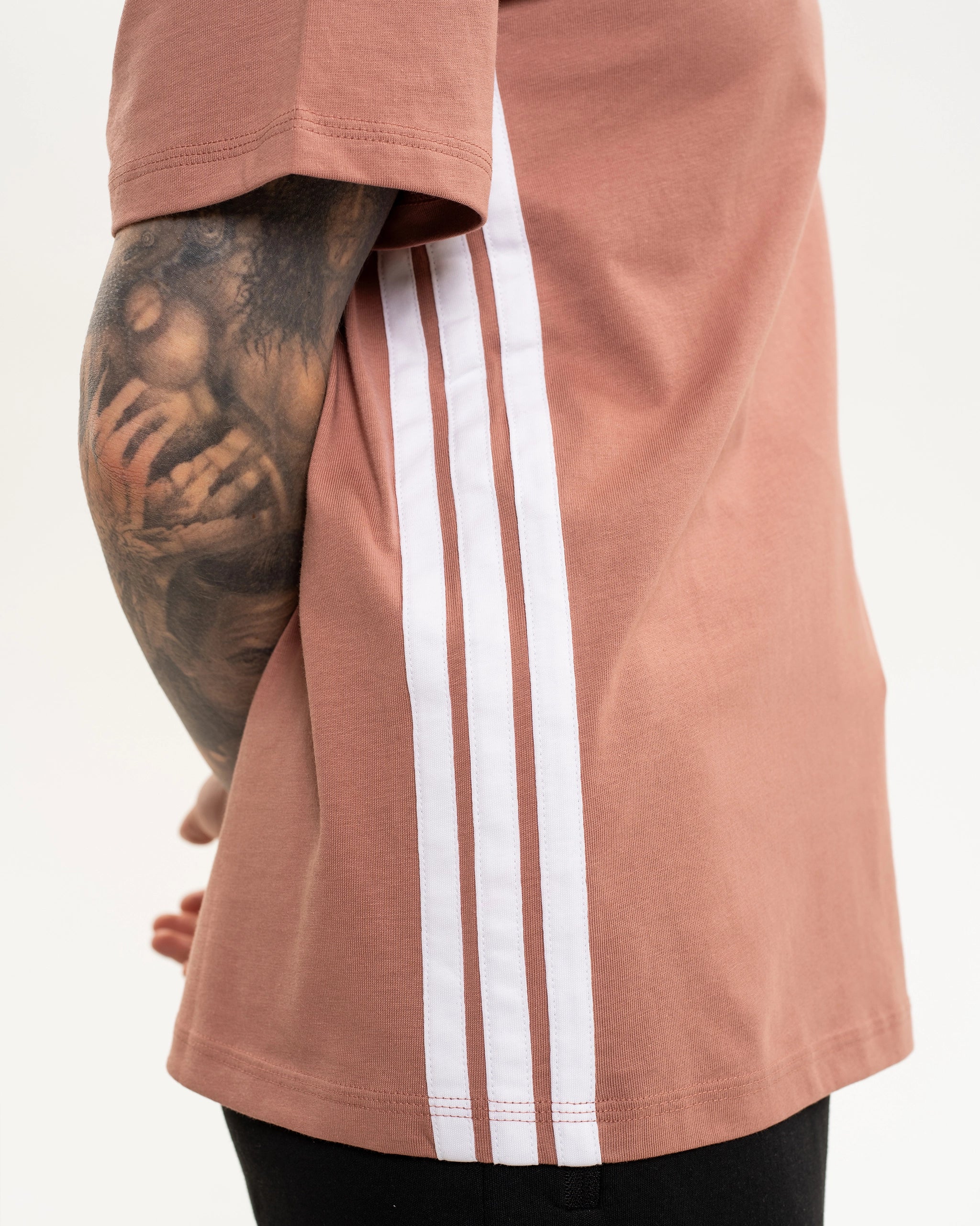Newcastle United adidas Women's 3-Stripe Warm Clay T-Shirt