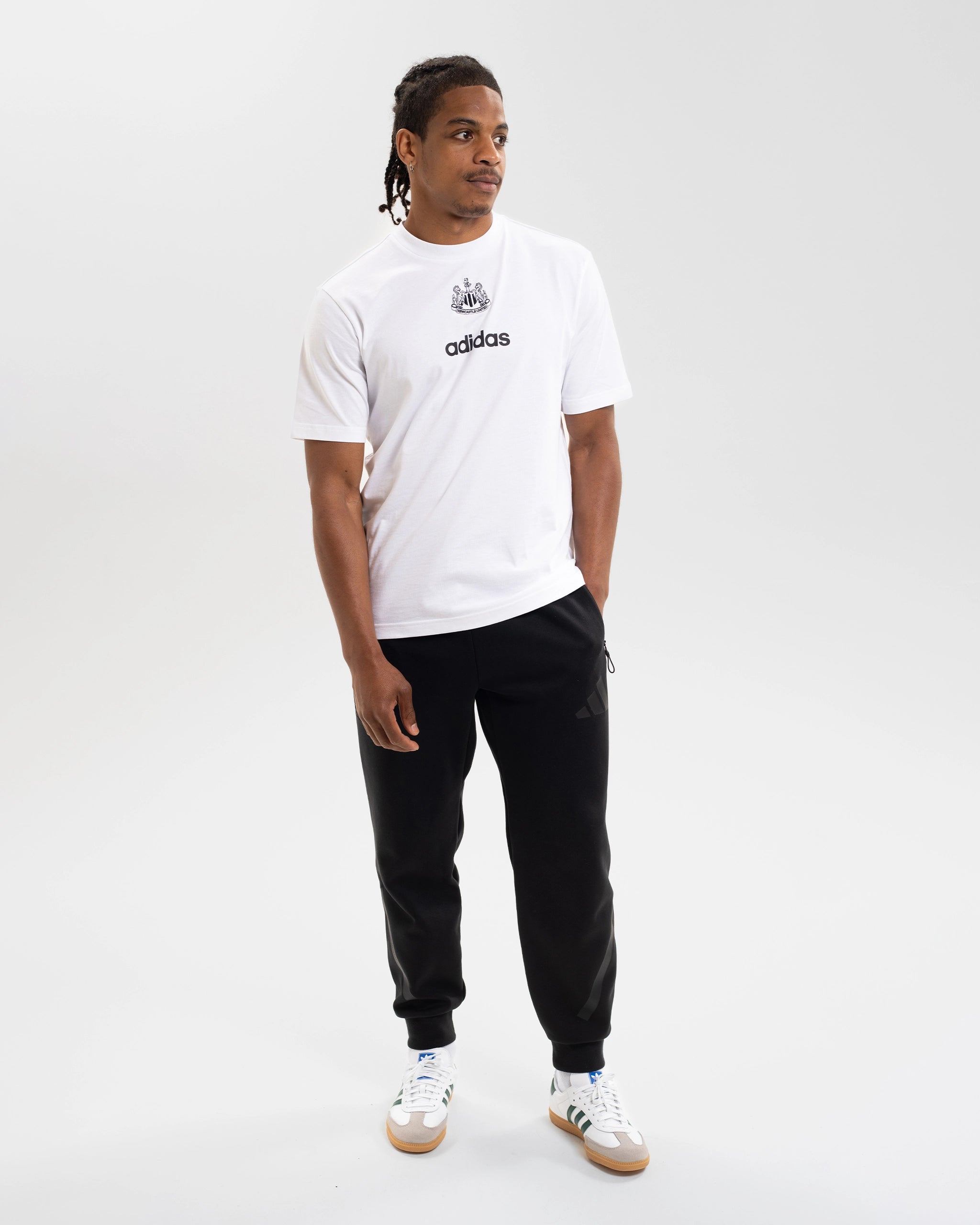Newcastle United adidas Men's White Tee