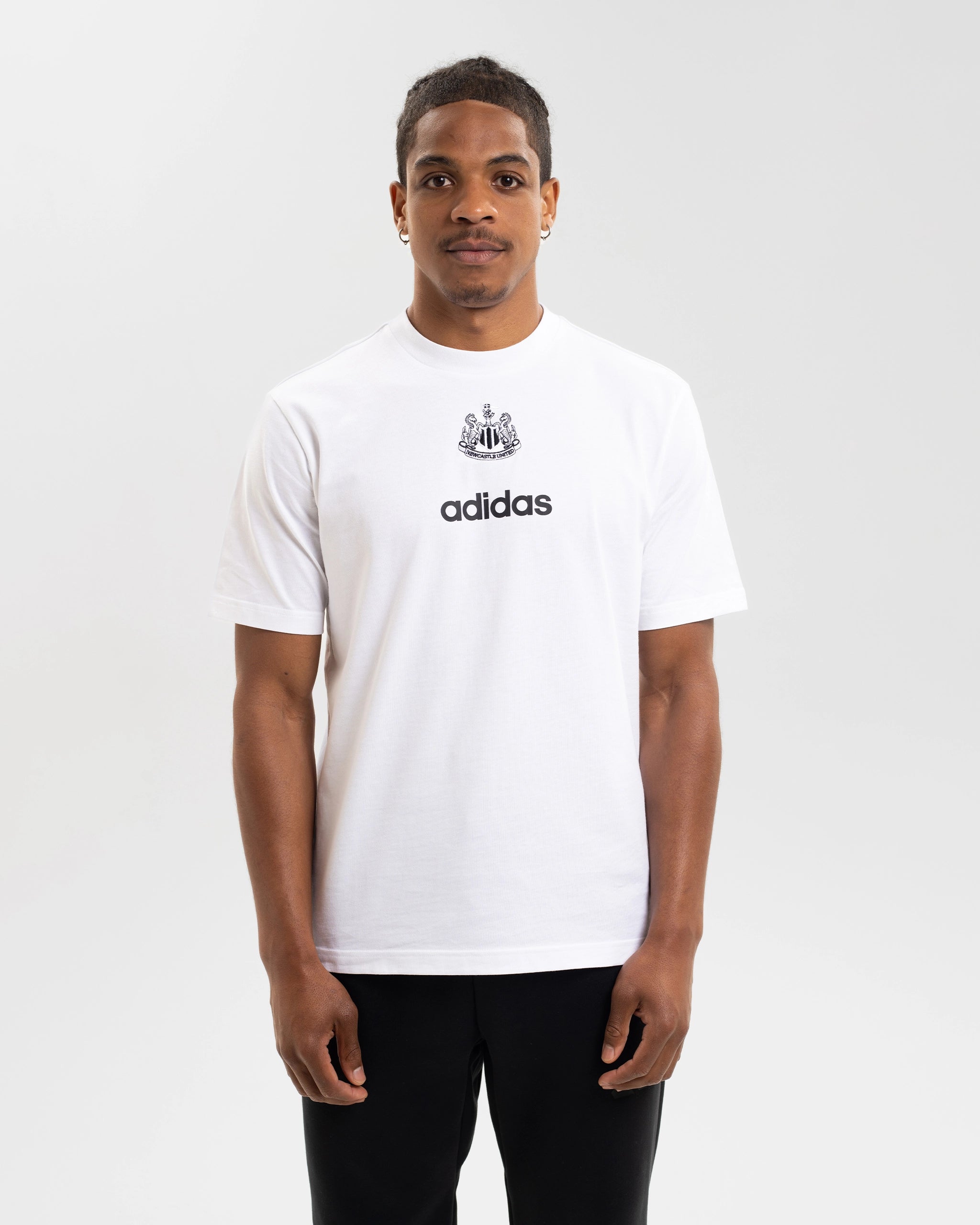 Newcastle United adidas Men's White Tee