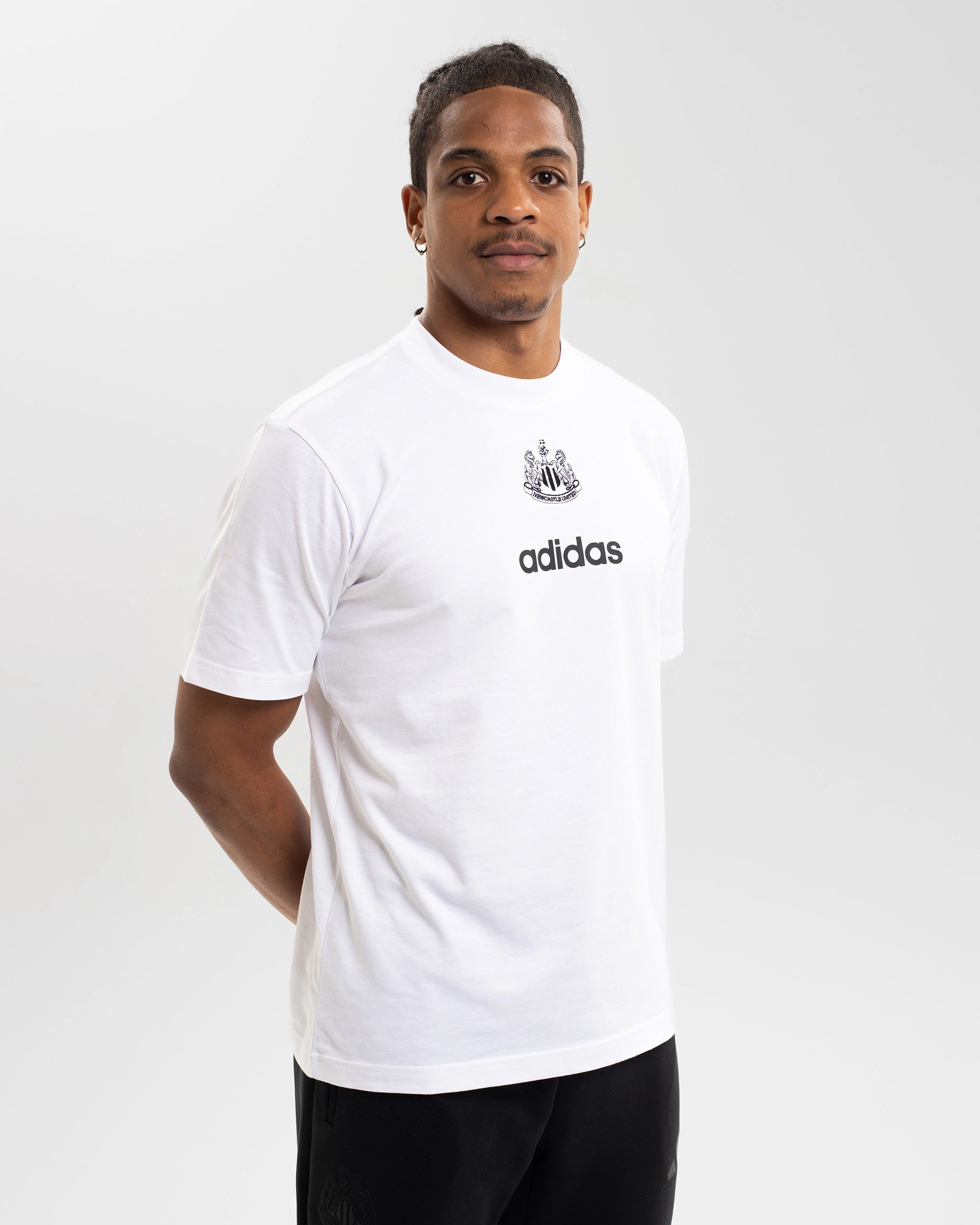 Newcastle United adidas Men's White Tee