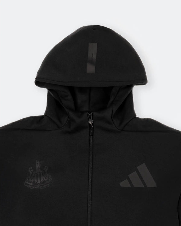 Newcastle United adidas Men's Z.N.E. Black Full Zip Hoodie
