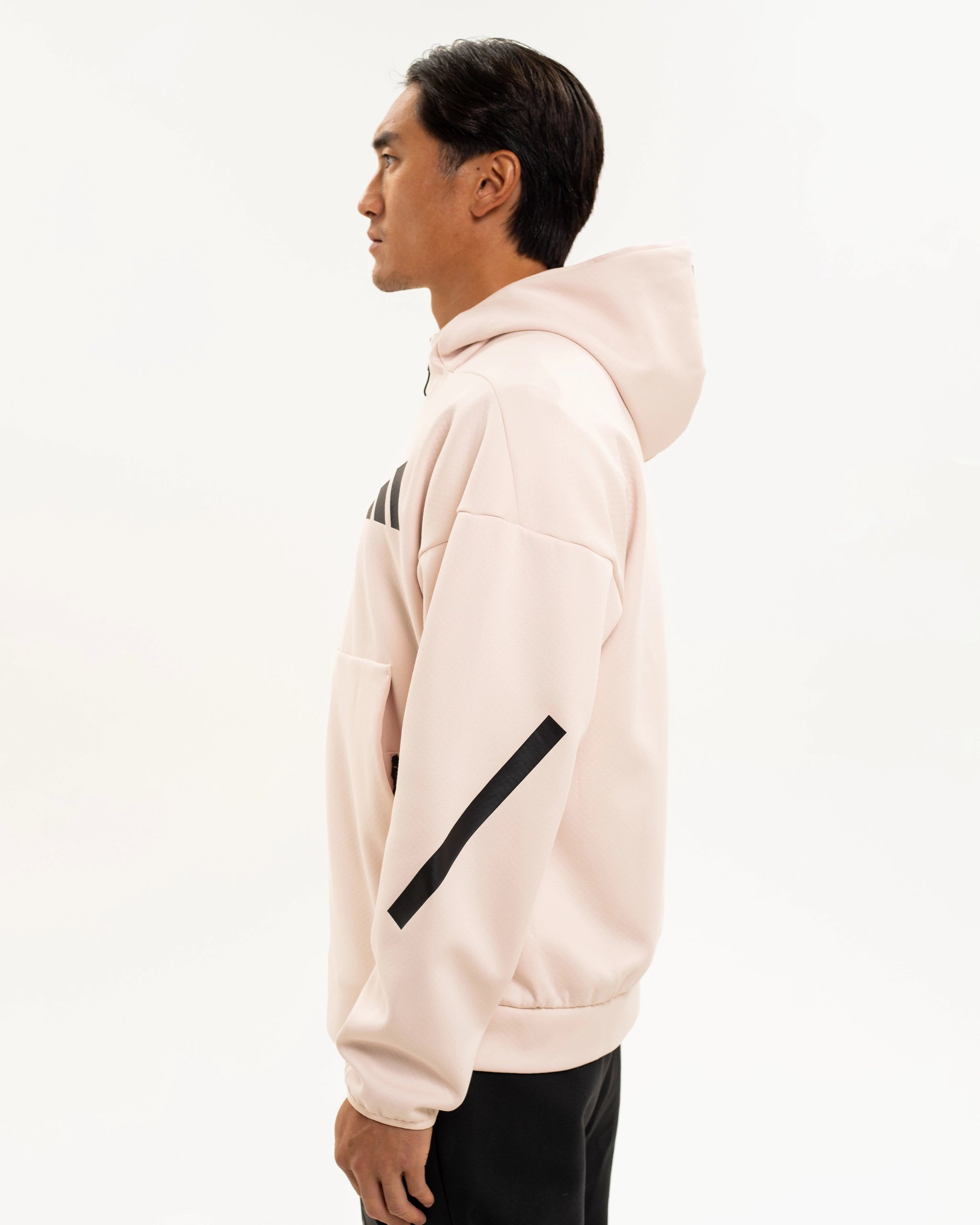 Newcastle United adidas Men's Z.N.E. Pink Full Zip Hoodie