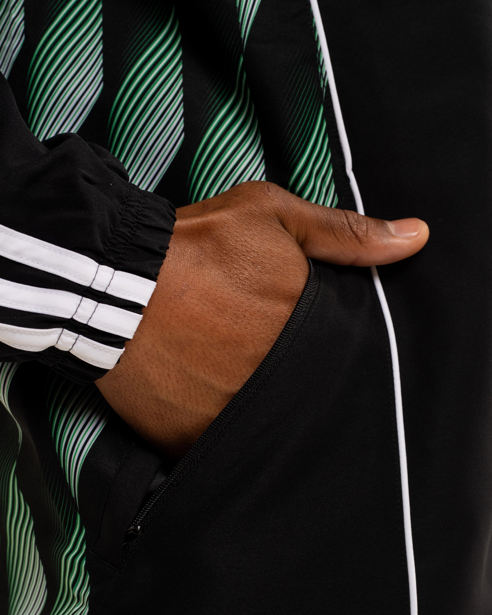 Newcastle United adidas Men's Urban Purist Black Track Top