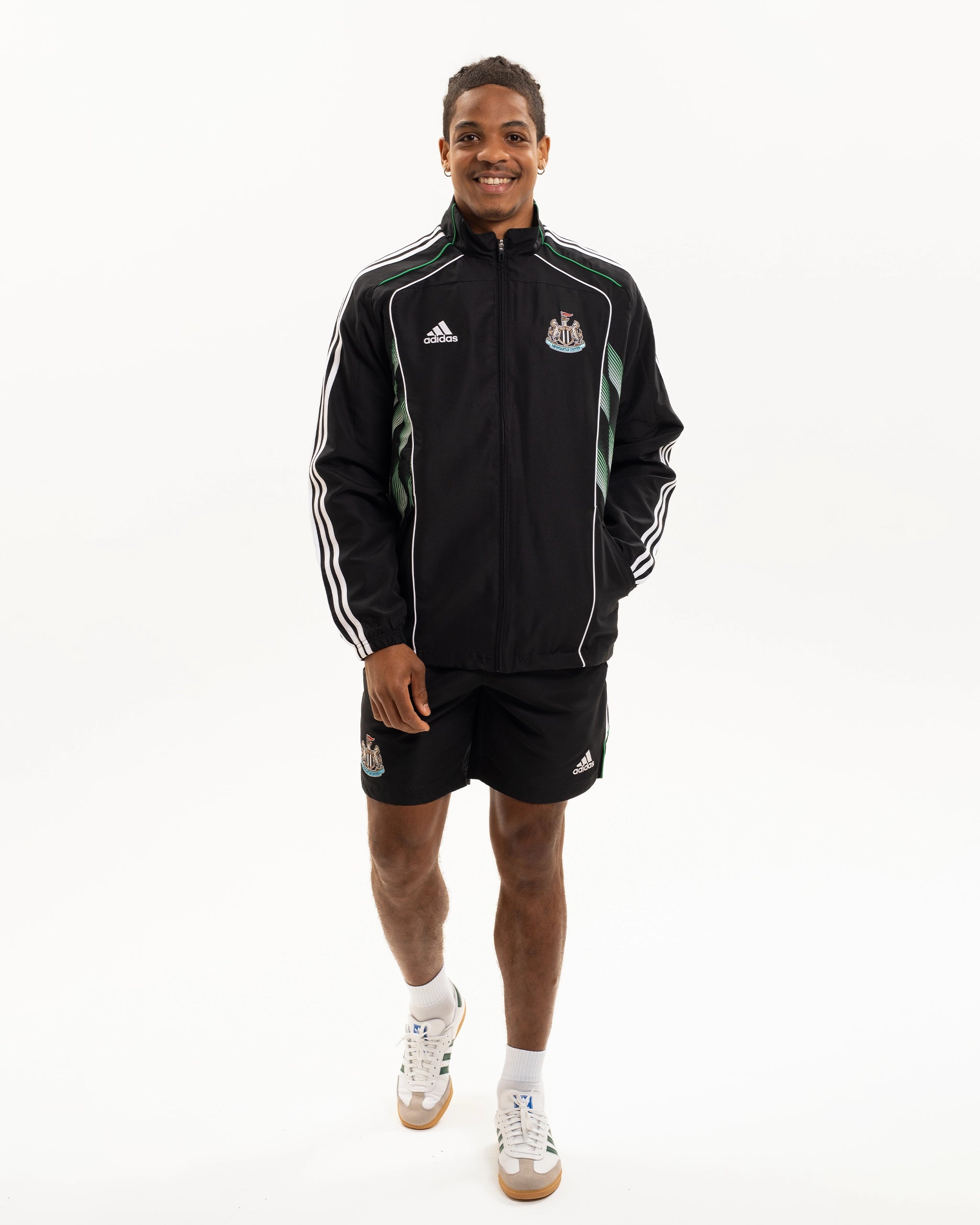 Newcastle United adidas Men's Urban Purist Black Track Top