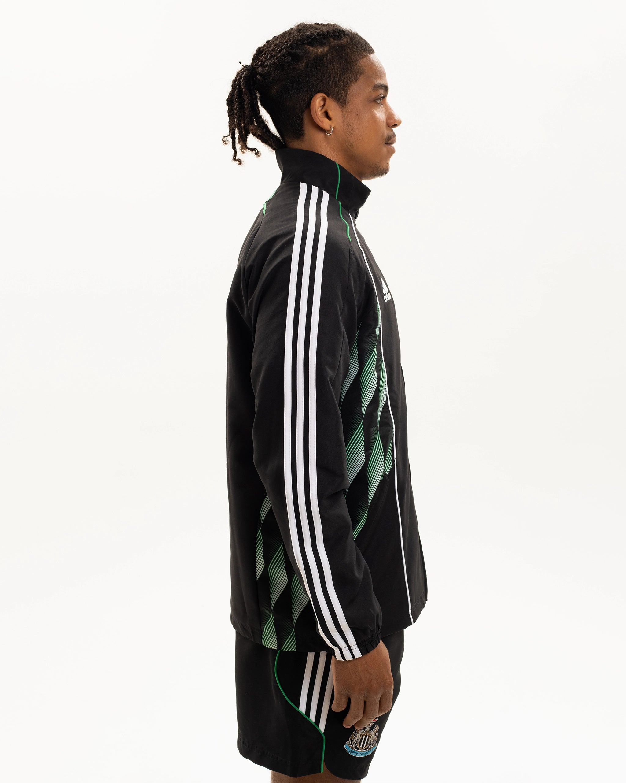 Newcastle United adidas Men's Urban Purist Black Track Top