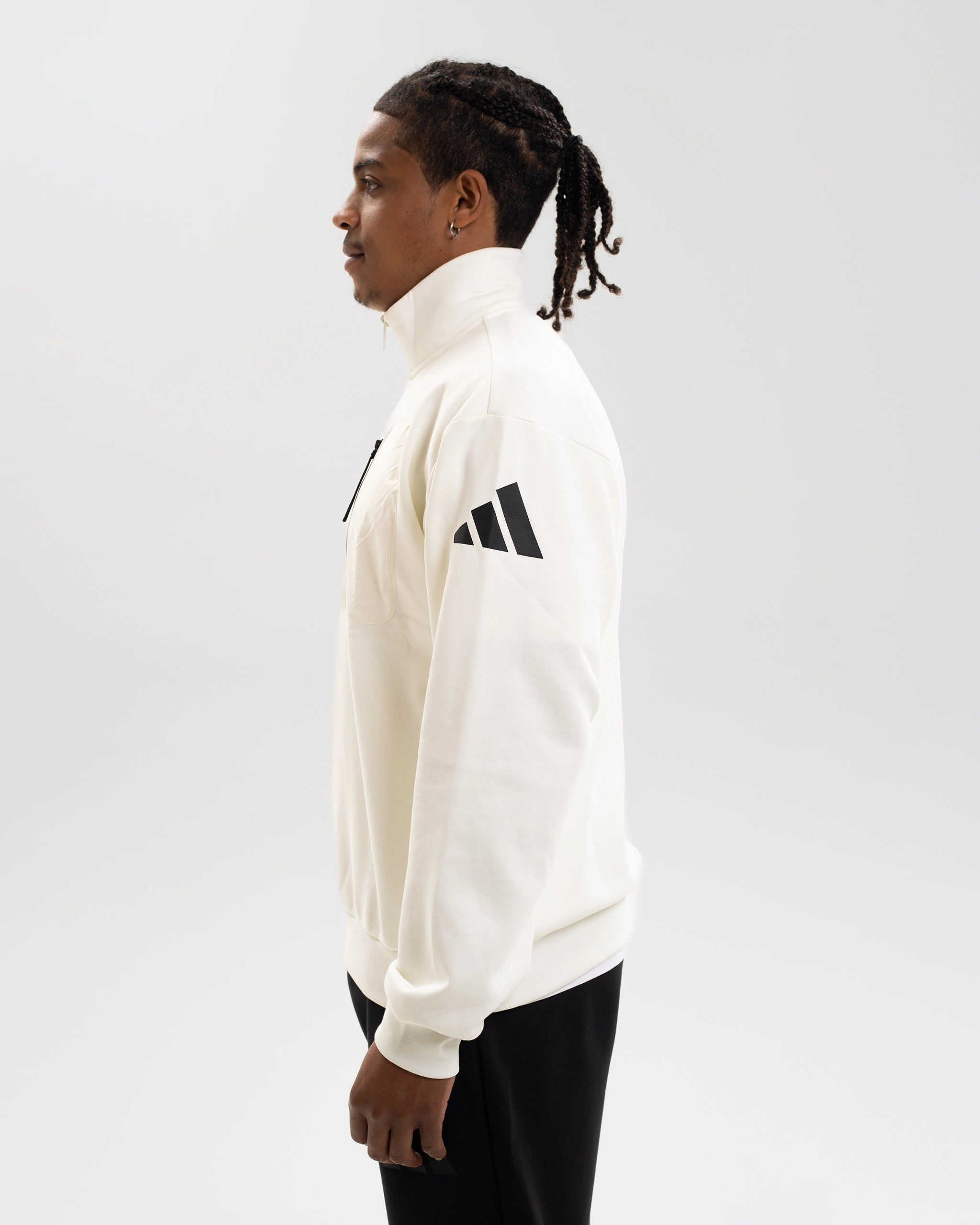 Newcastle United adidas Men's Off White Sweatshirt