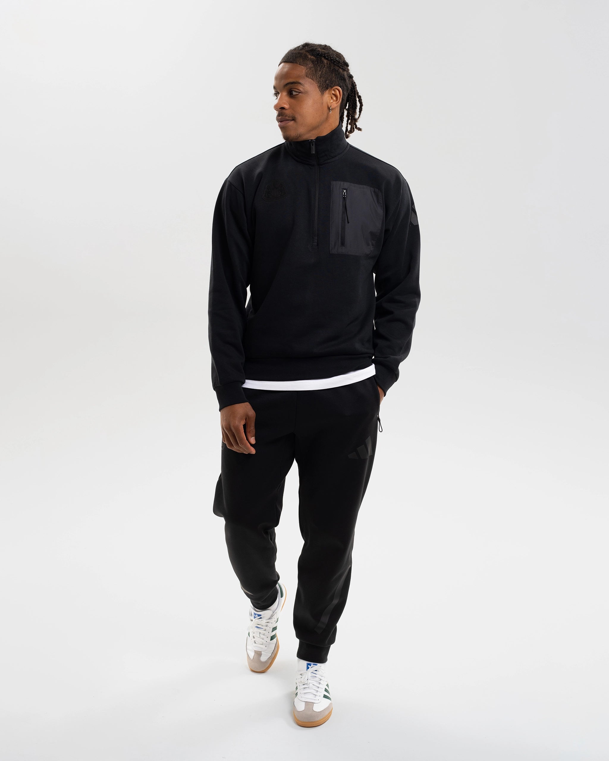 Newcastle United adidas Men's Black Sweatshirt