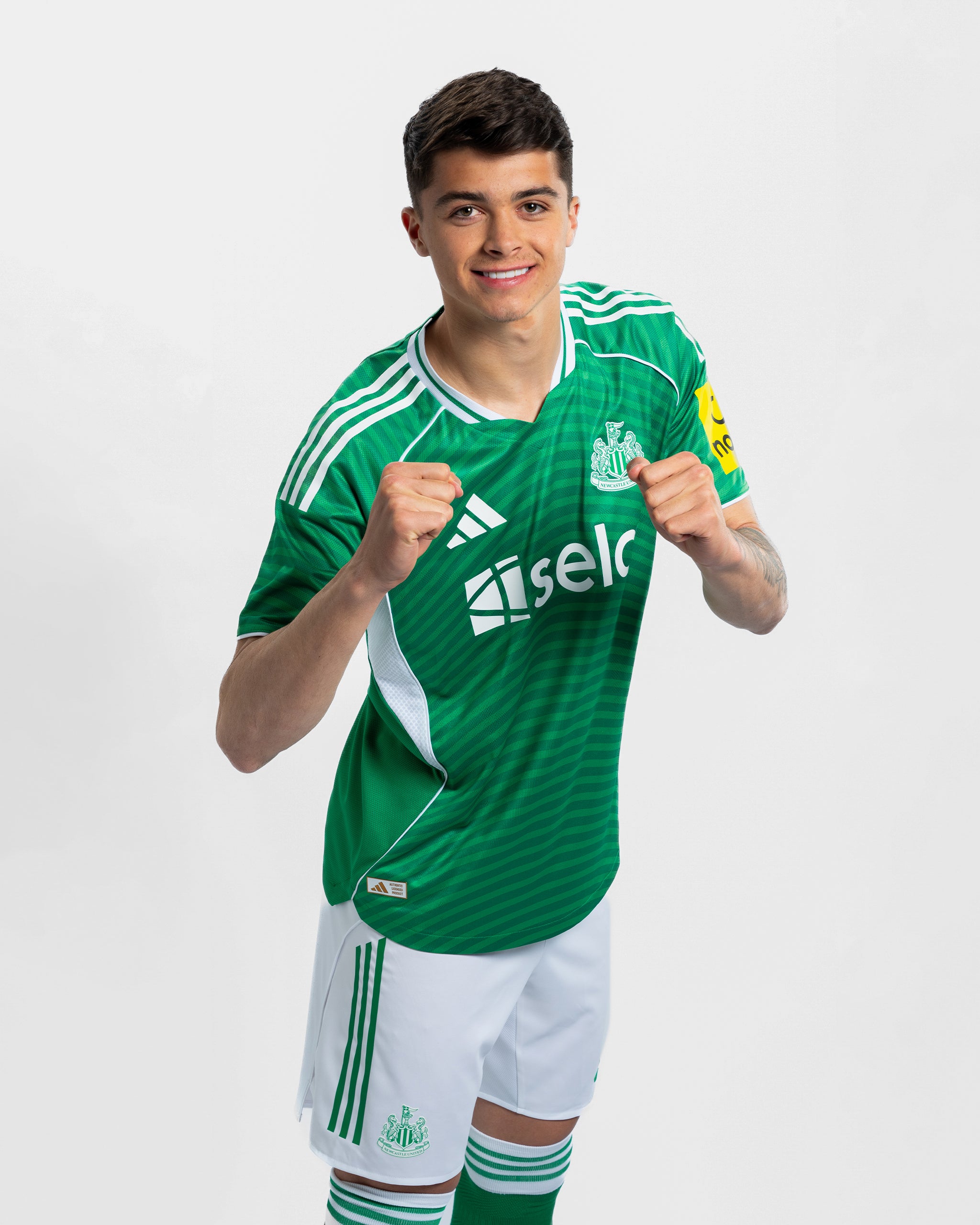 Newcastle United adidas 25/26 Authentic Away Shirt