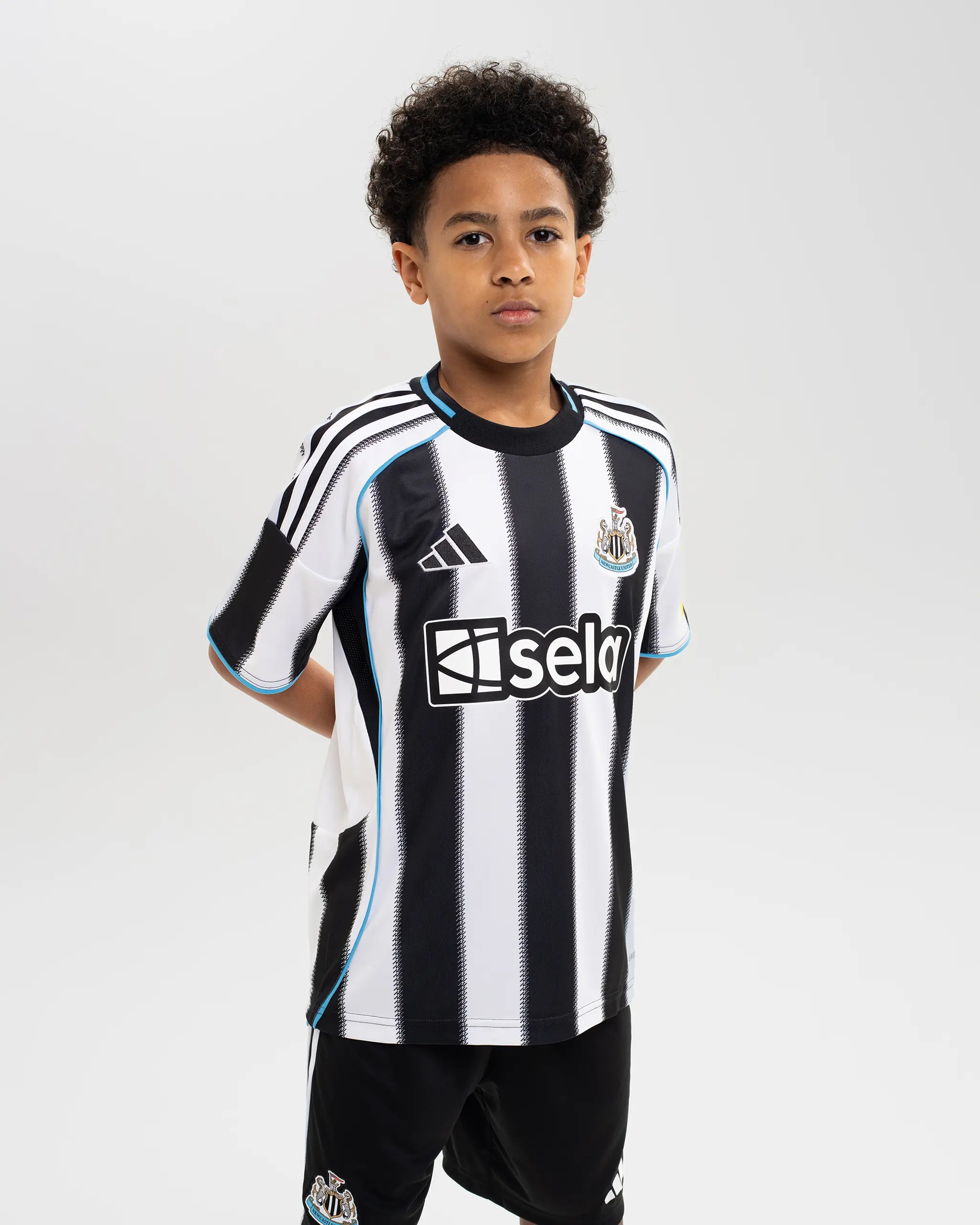 Newcastle United adidas Kids' 25/26 Home Shirt