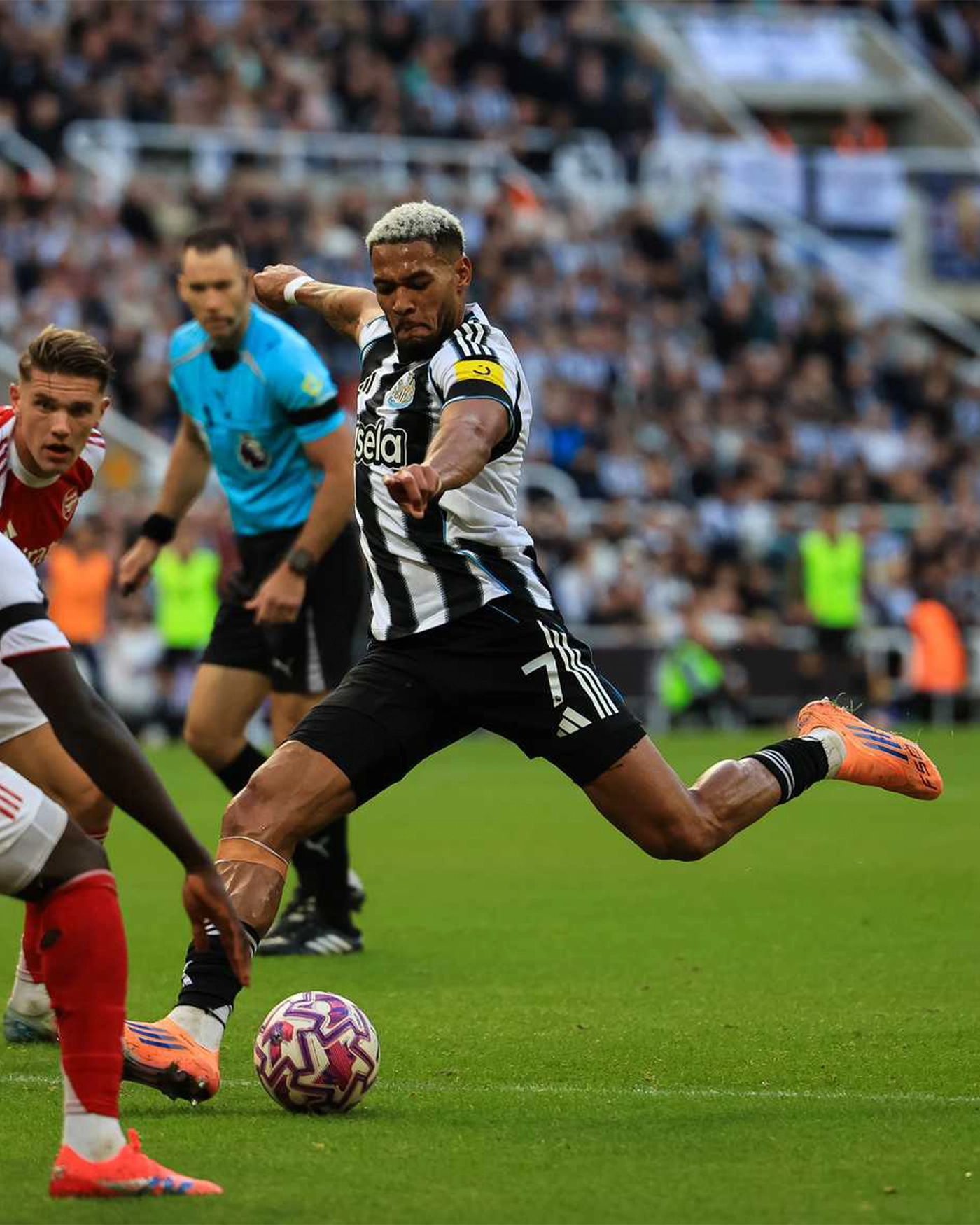 Newcastle United JOELINTON 25/26 Match Worn Signed Shirt - Arsenal (H)