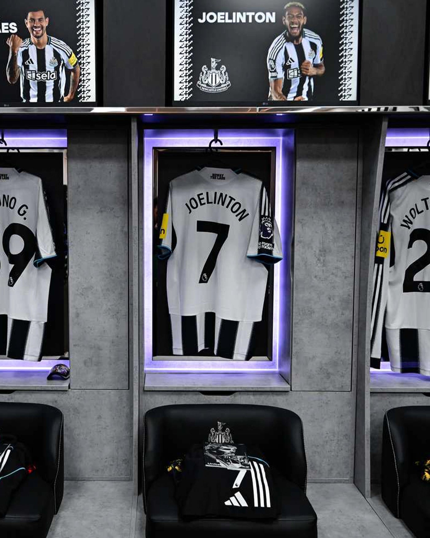 Newcastle United JOELINTON 25/26 Match Worn Signed Shirt - Arsenal (H)