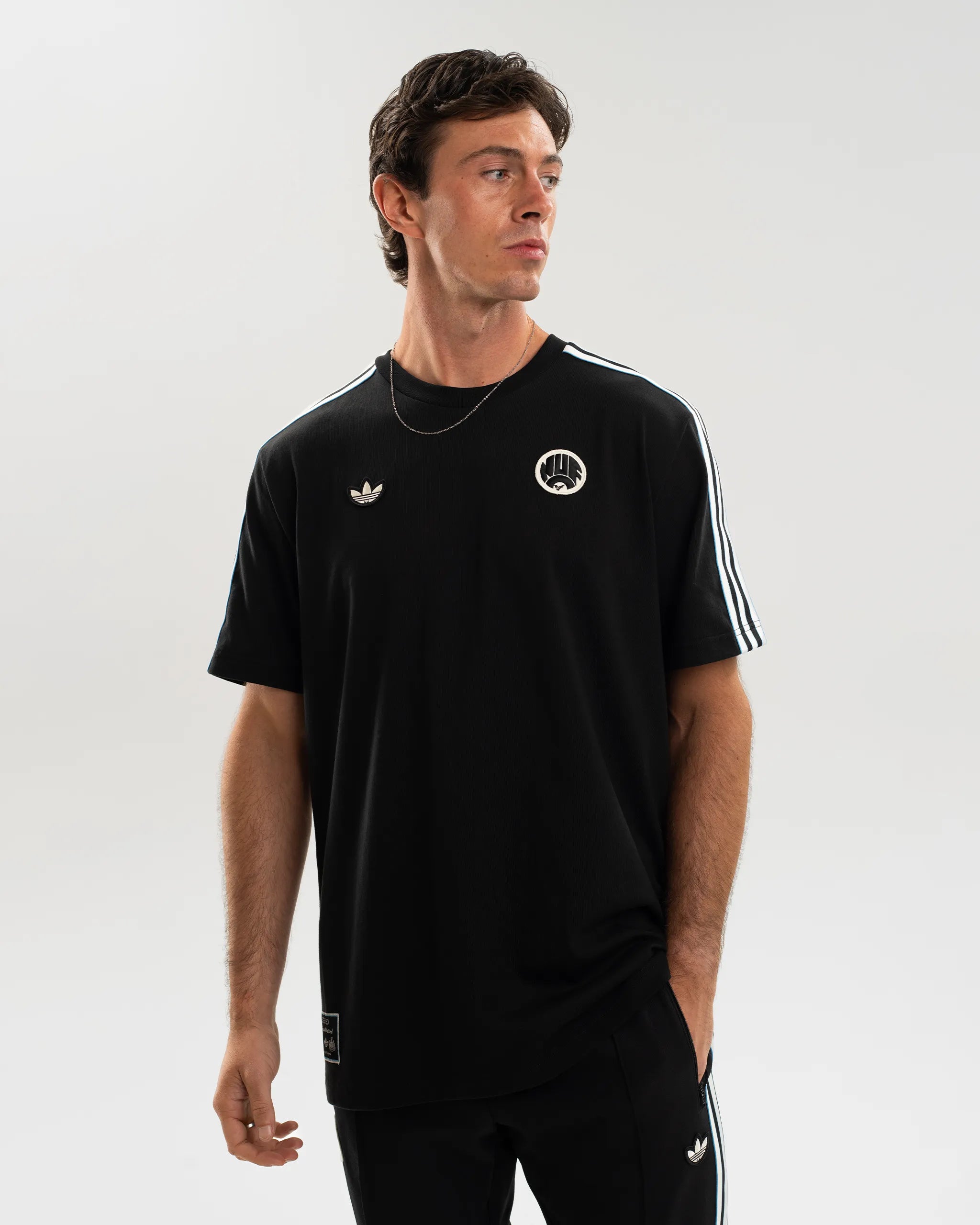 Newcastle United adidas 25/26 Terrace Icons Black Tee