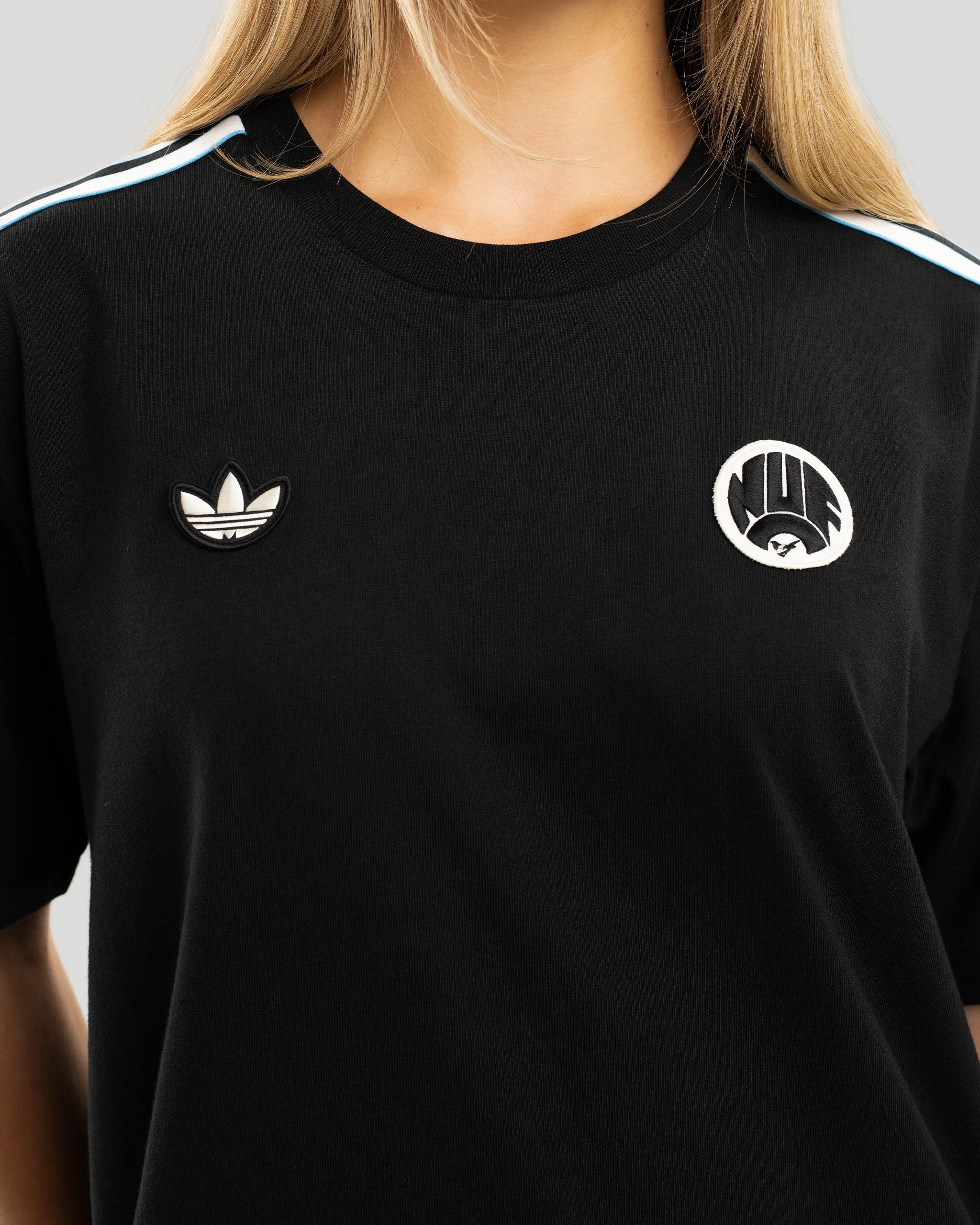 Newcastle United adidas 25/26 Terrace Icons Black Tee